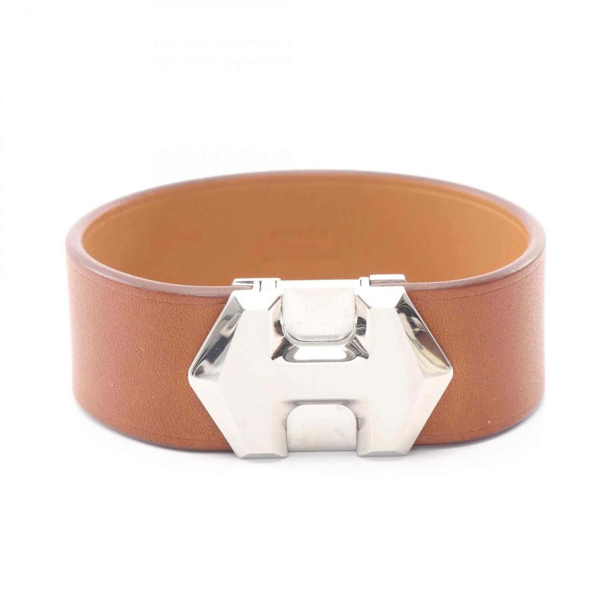 Super H Bracelet Leather and Stainless Steel