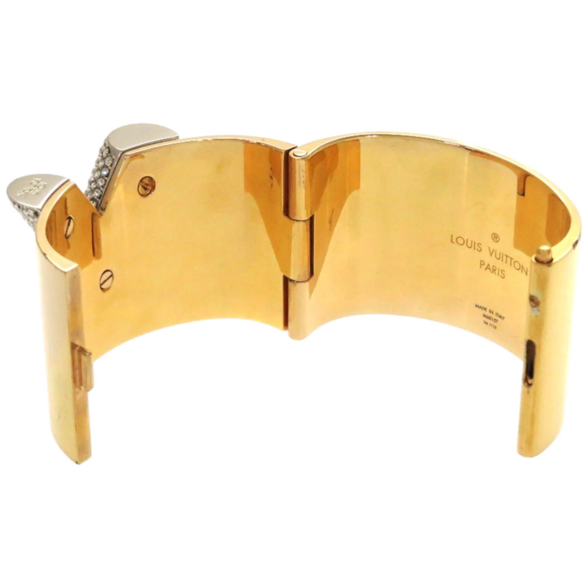 Bangle Gold And Rhinestone Bracelet - Image 8