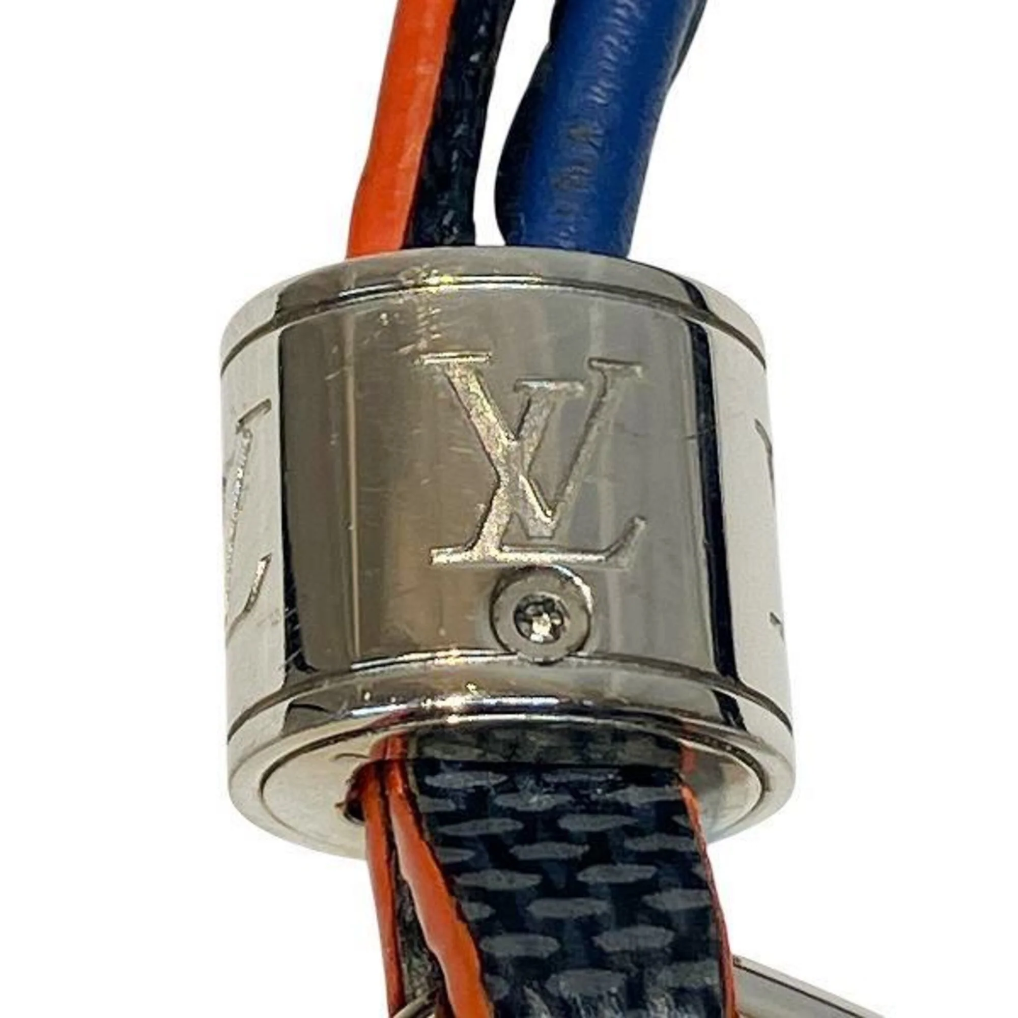 Bracelet Leather Black and Blue - Image 5