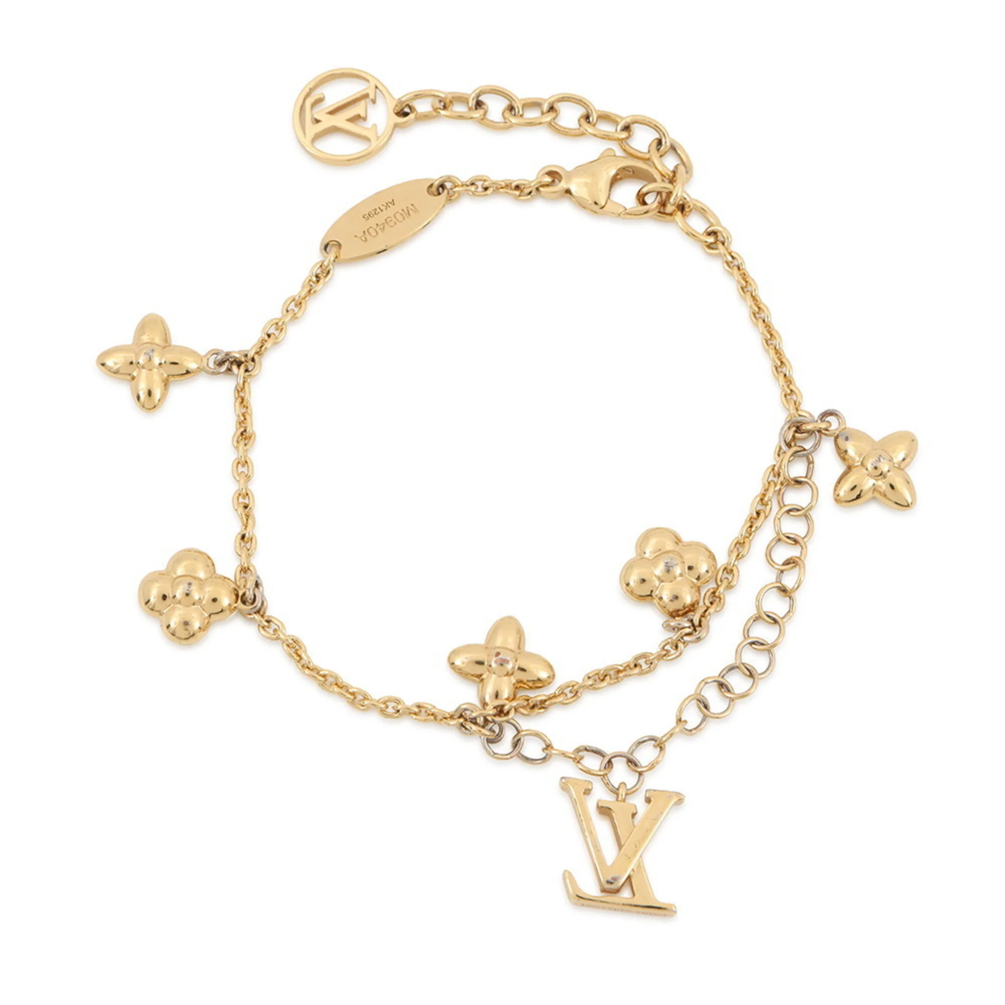 Bracelet Metal Gold with Artificial Pearl - Image 3