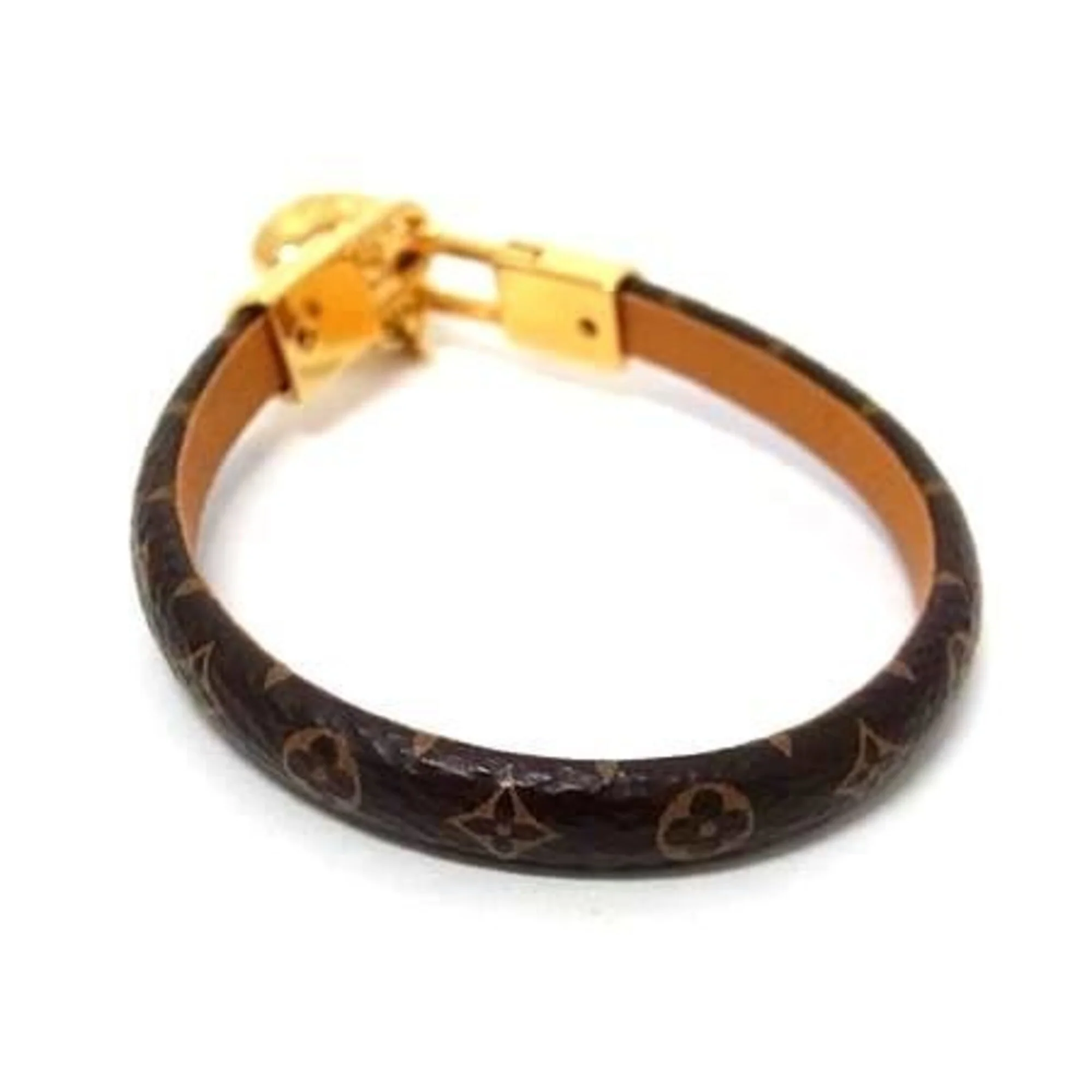 Bracelet Monogram Brown and Gold - Image 2