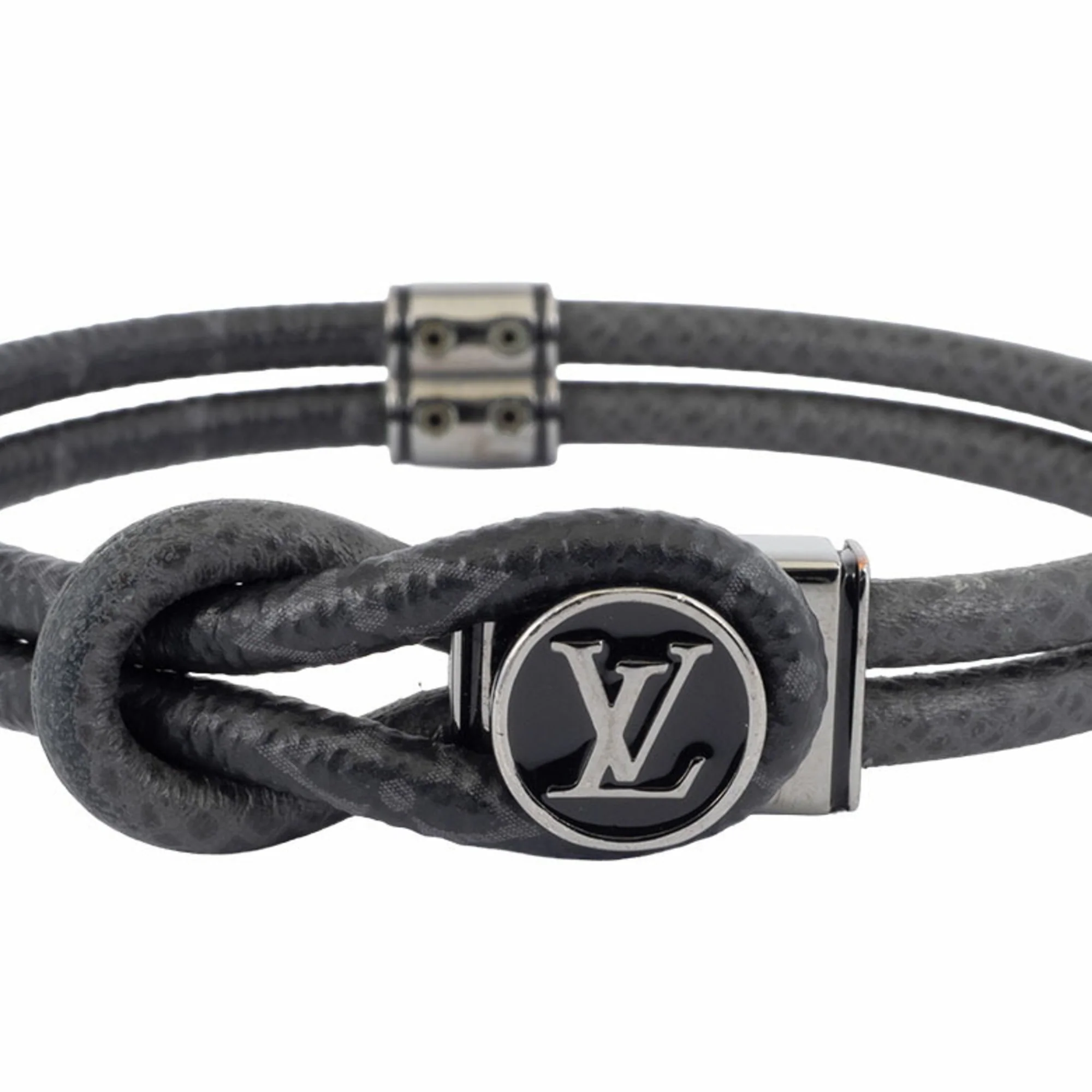 Bracelet Monogram Canvas Black and Gray - Image 2