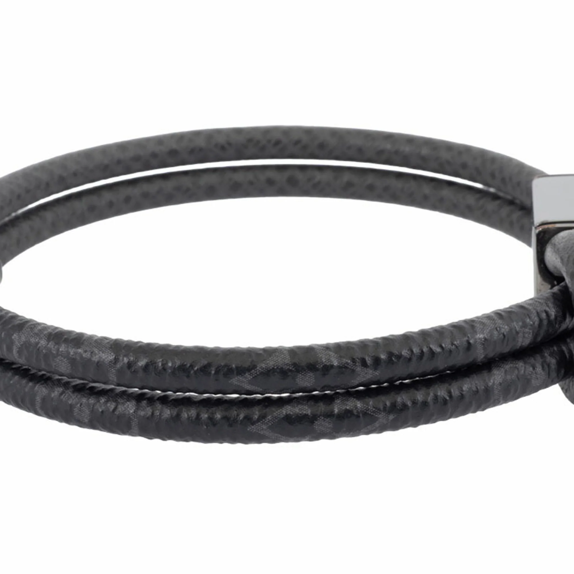 Bracelet Monogram Canvas Black and Gray - Image 3