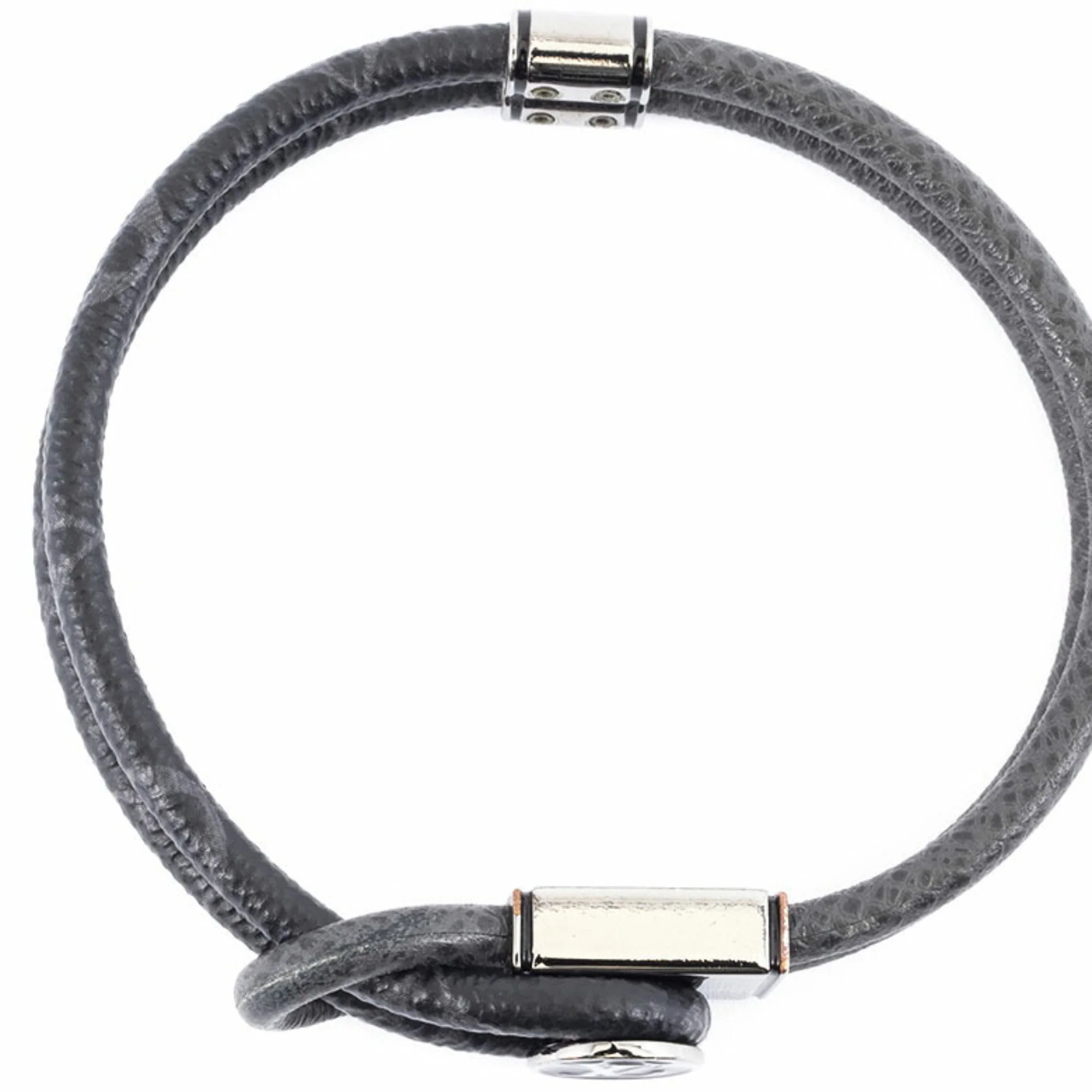 Bracelet Monogram Canvas Black and Gray - Image 8