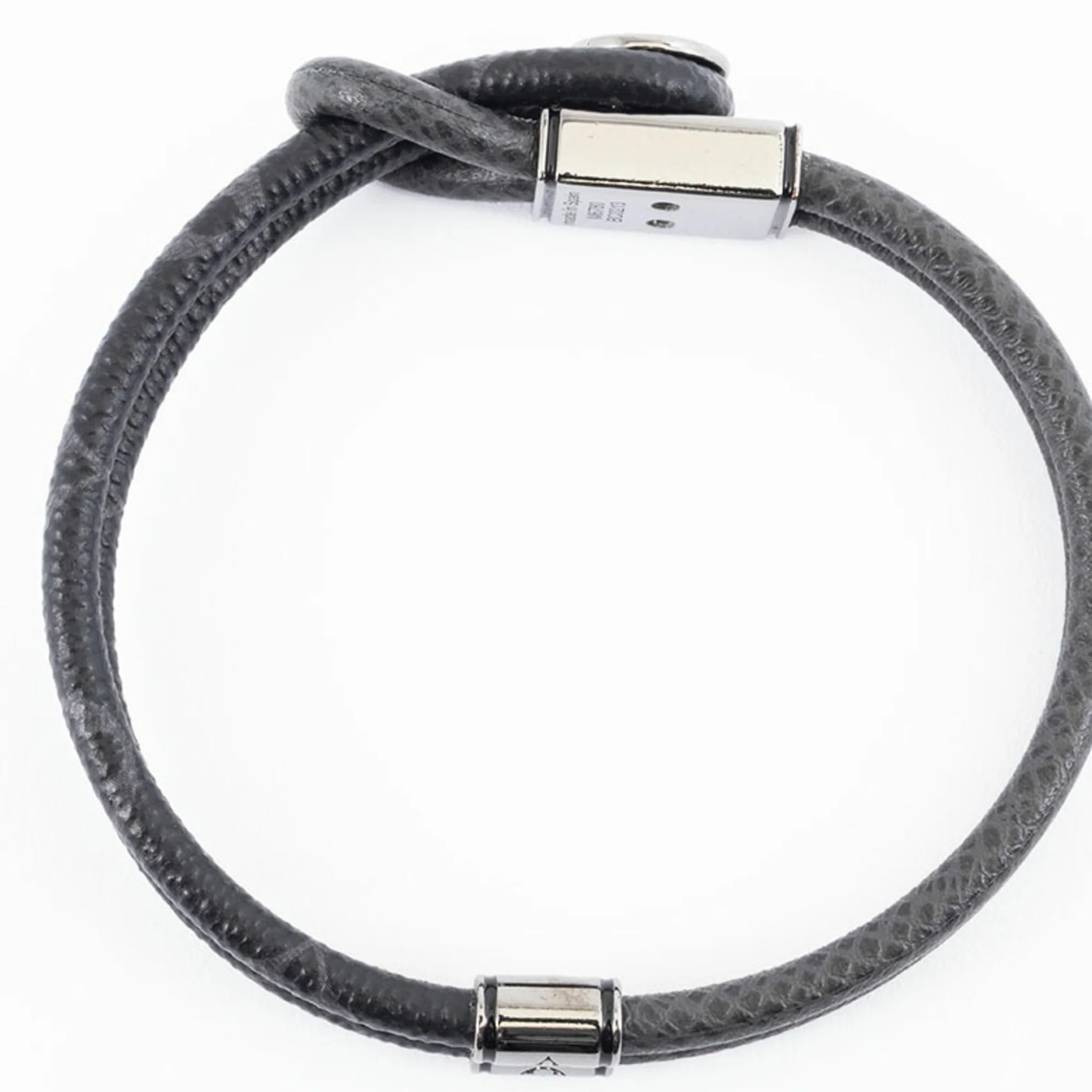 Bracelet Monogram Canvas Black and Gray - Image 9