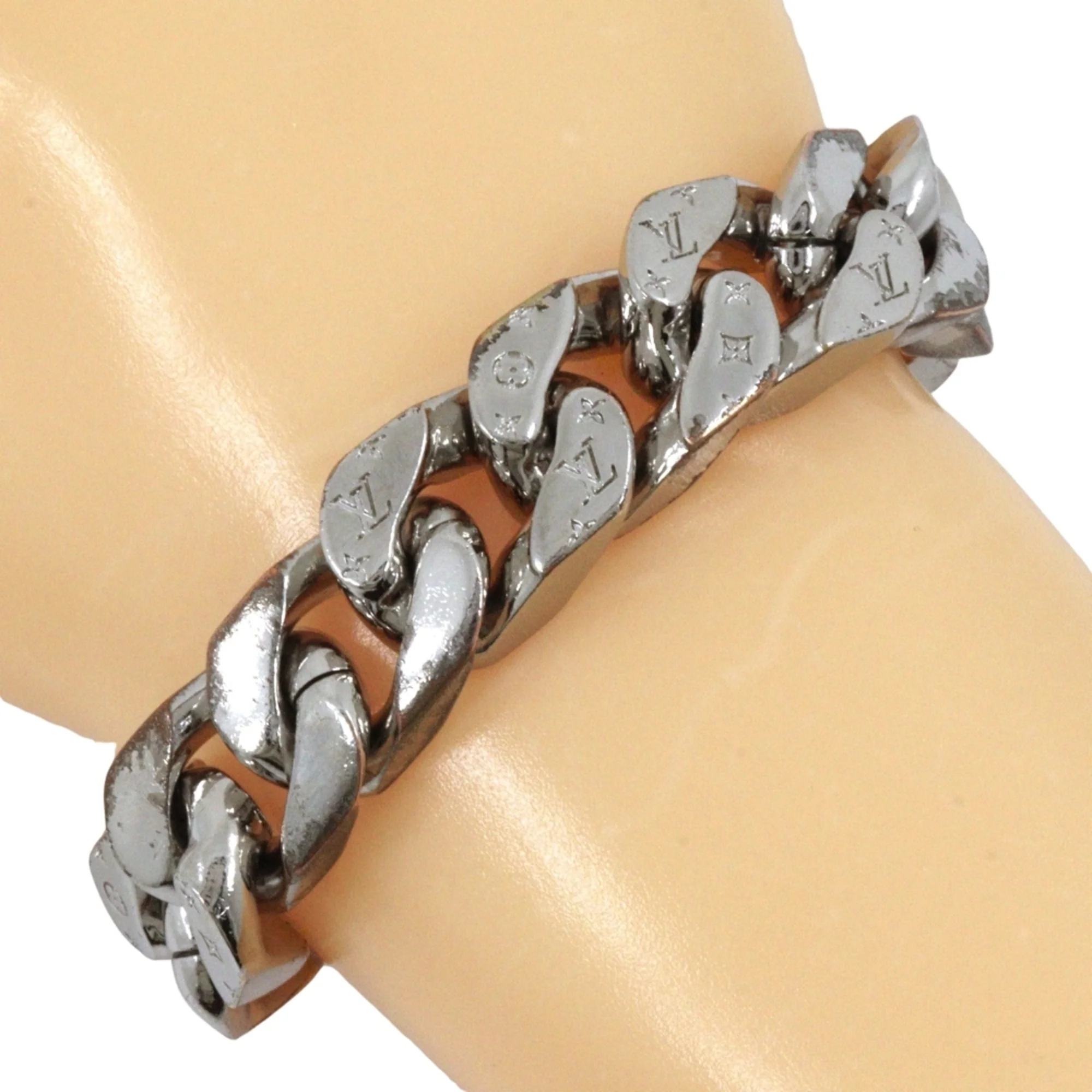 Chain Links Bracelet Metal Silver