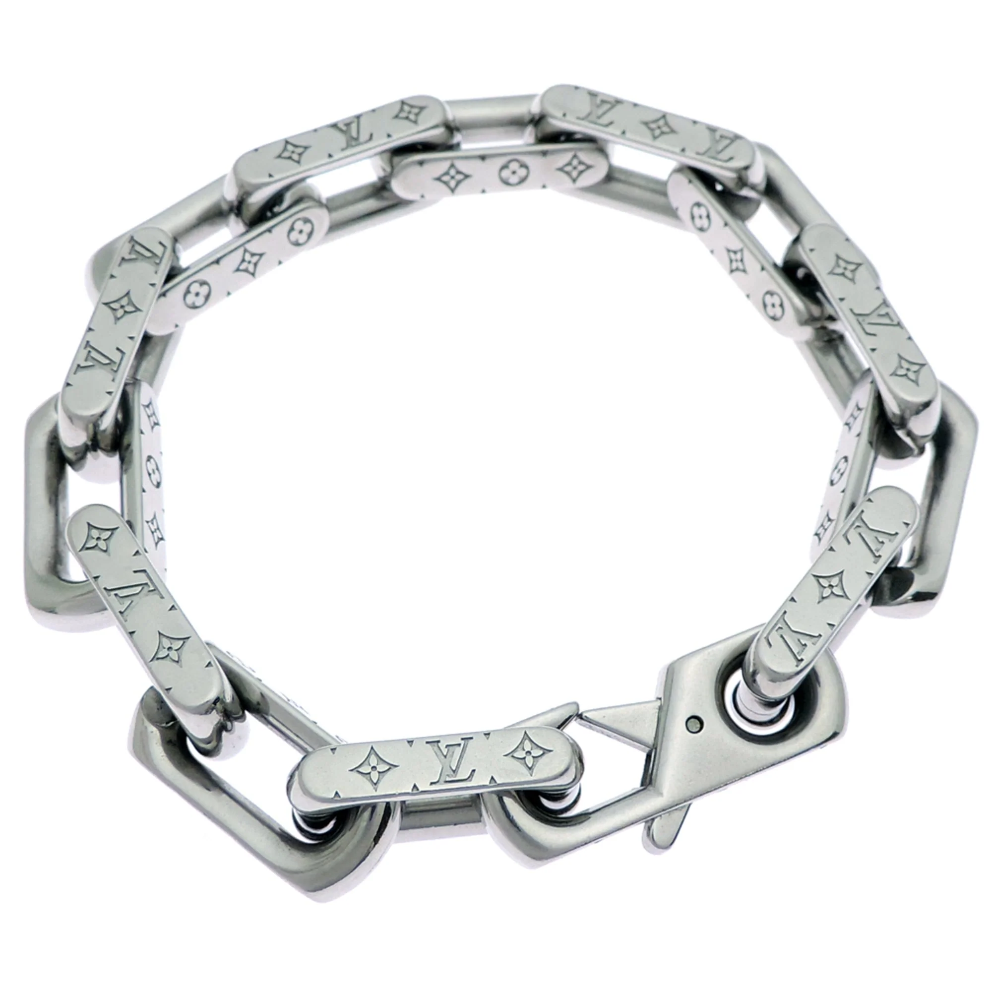 Chain Monogram Bracelet Metal - Image 3