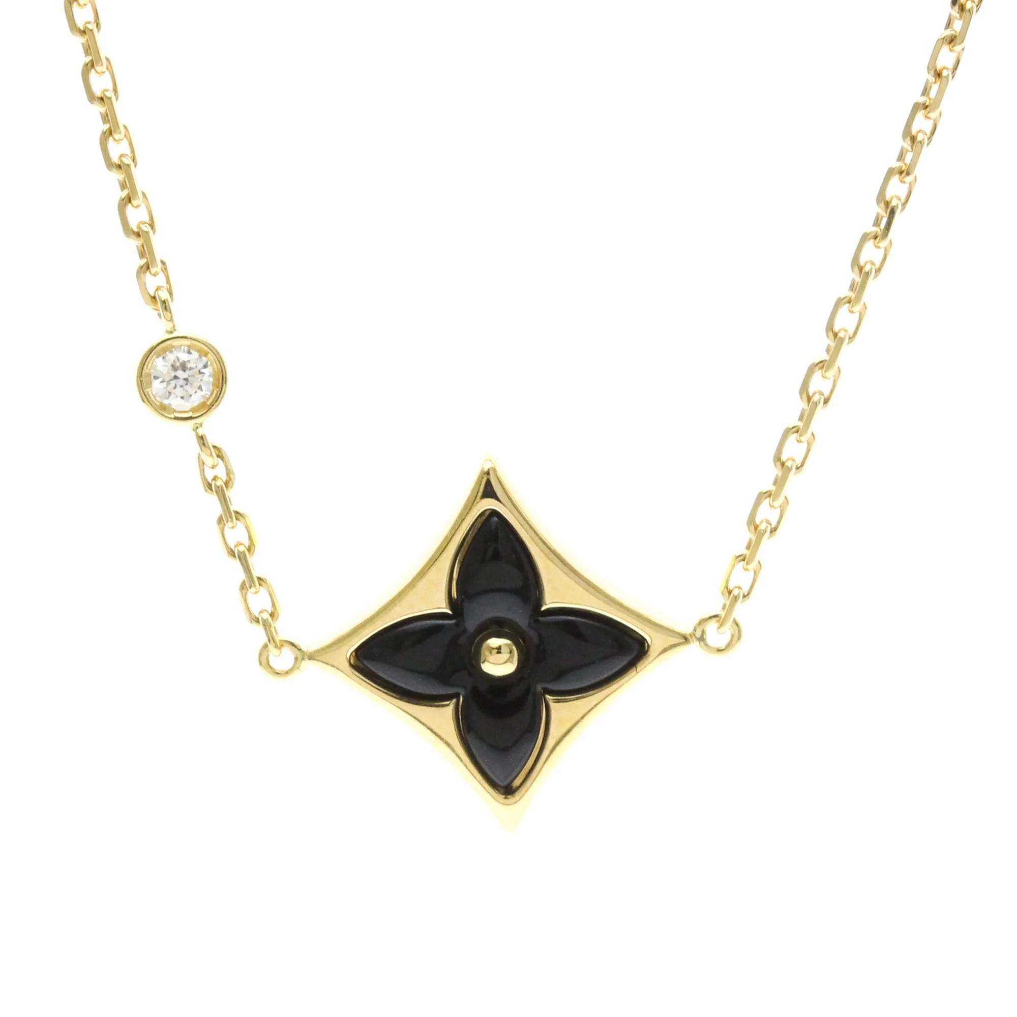 Charm Bracelet 18K Yellow Gold and Onyx