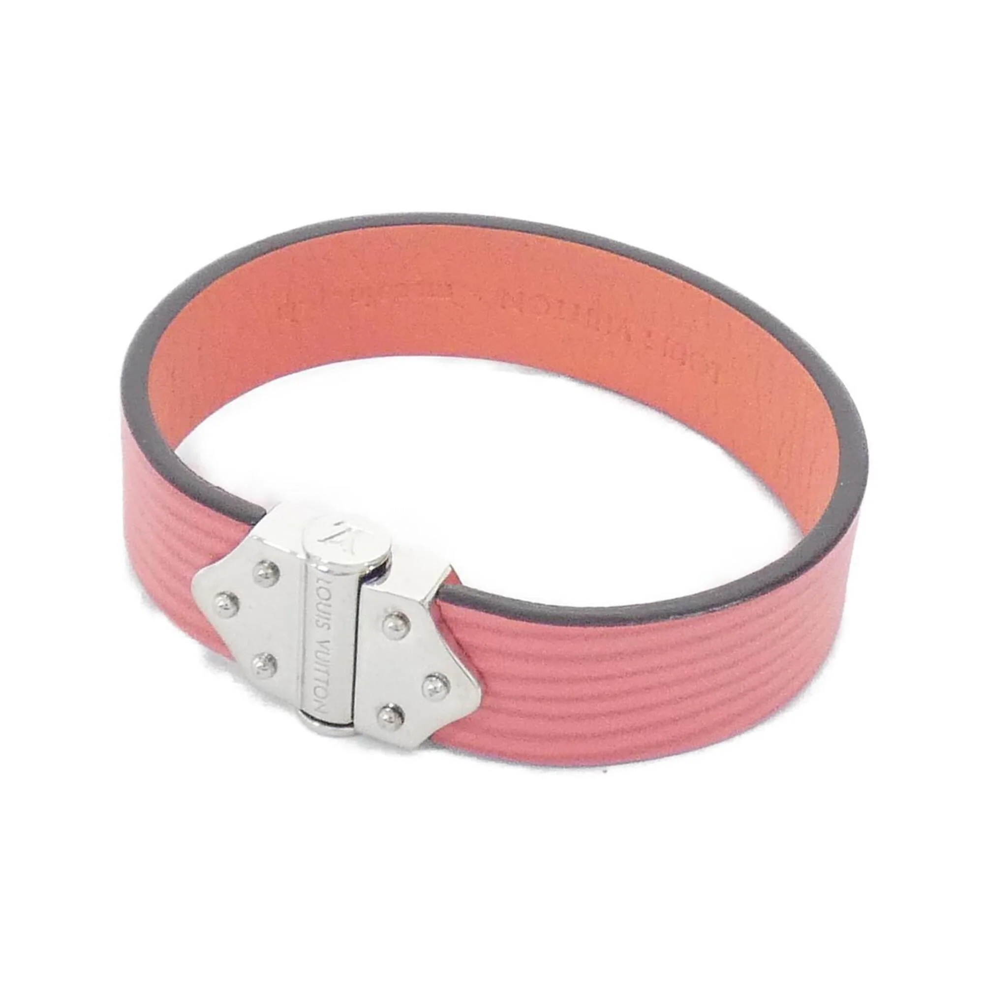 Epi Bracelet Leather Corail