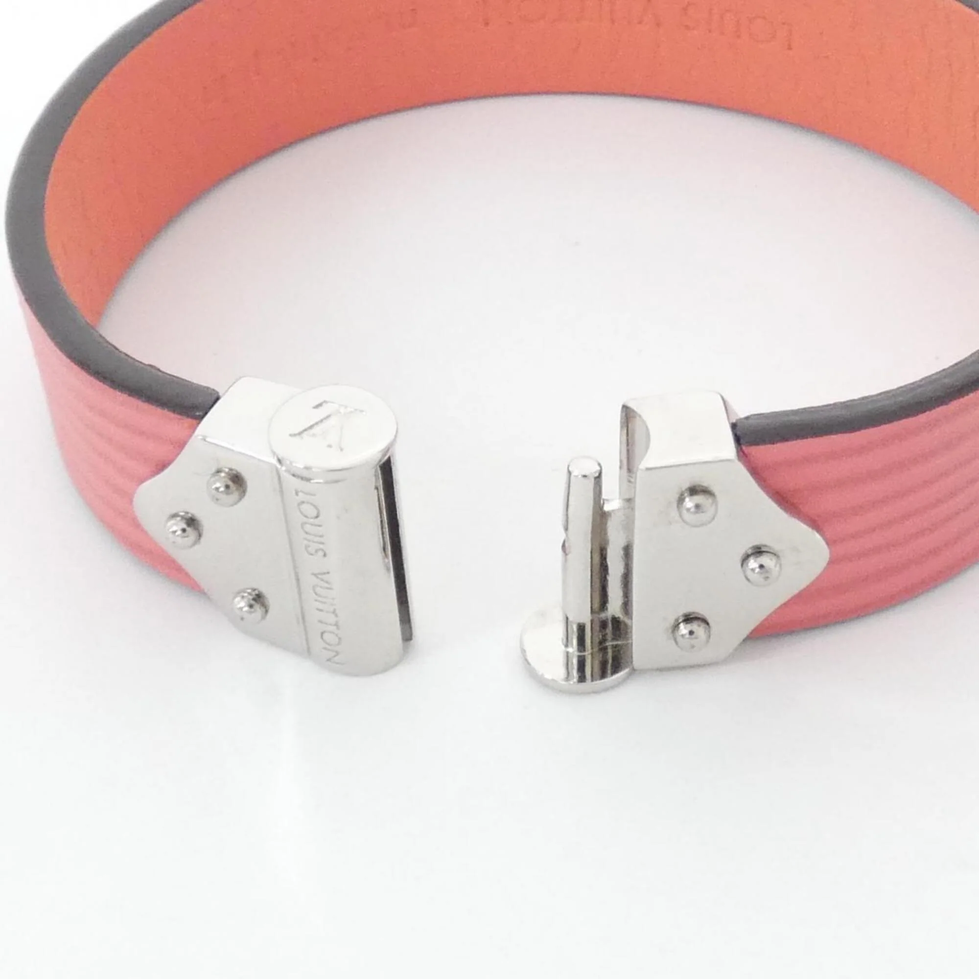 Epi Bracelet Leather Corail - Image 4