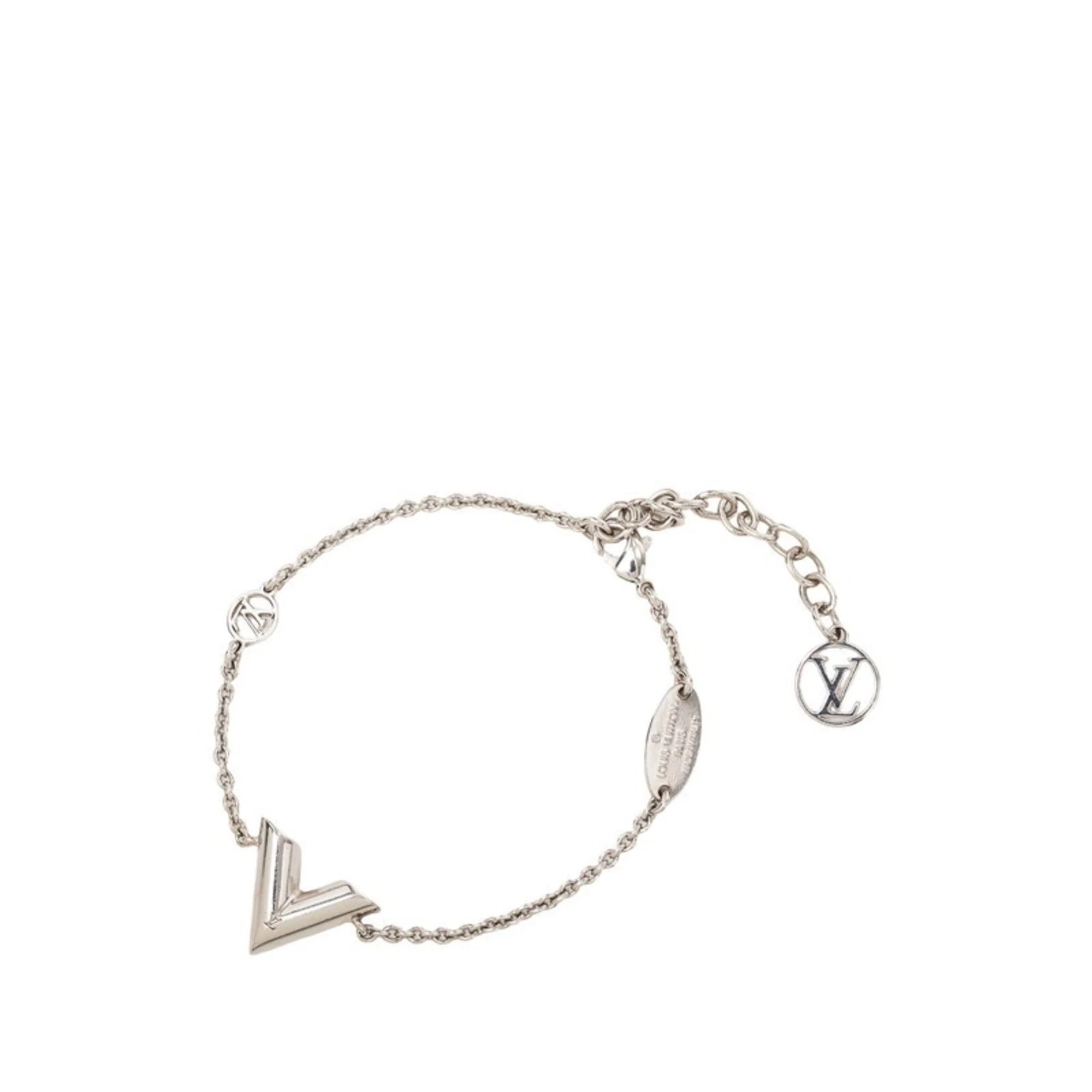 Essential V Chain Bracelet Metal Silver