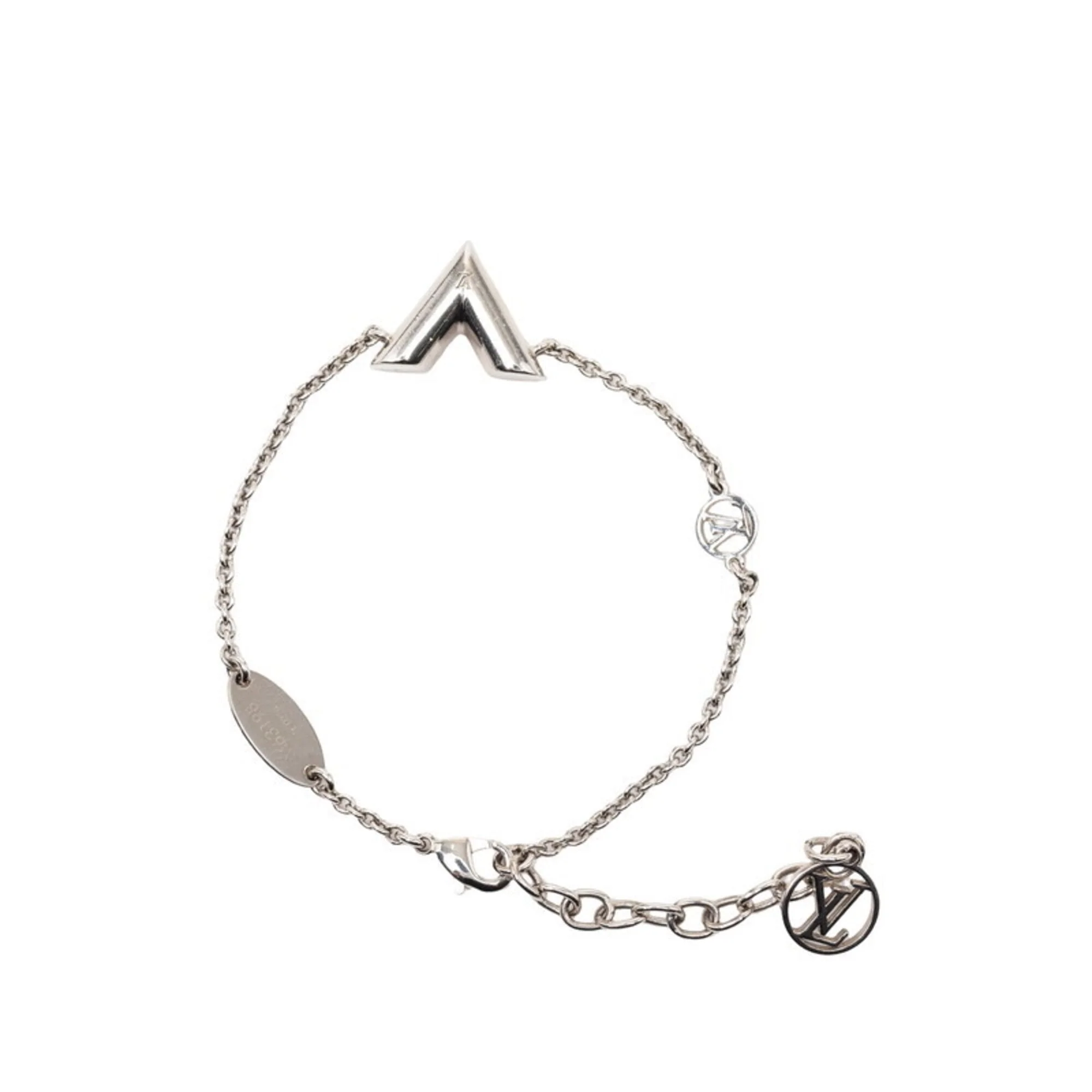 Essential V Chain Bracelet Metal Silver - Image 3