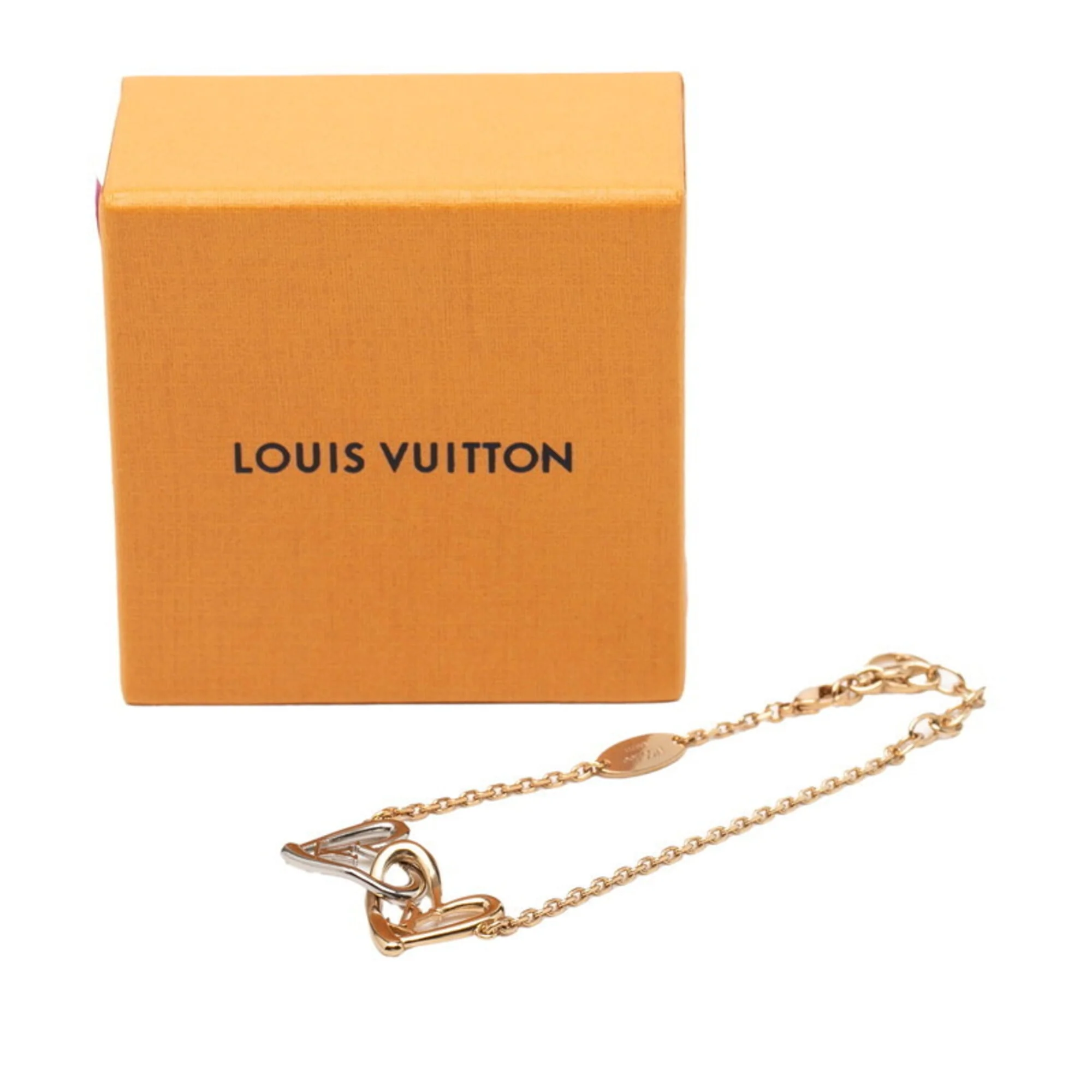 Heart Falling In Love Bracelet Gold and Metal - Image 7