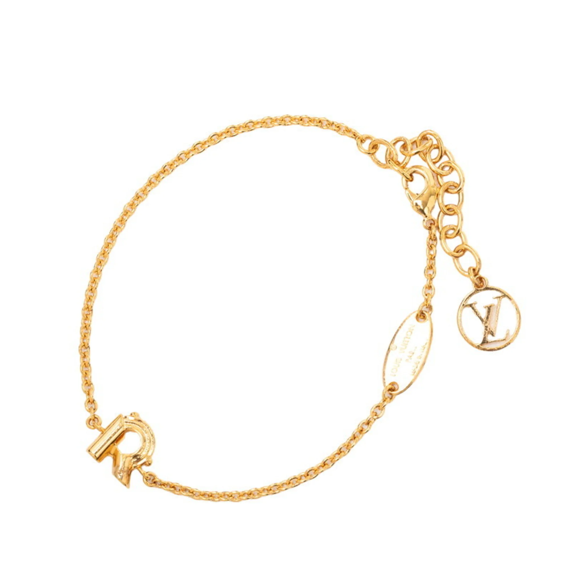 Initial Bracelet Gold Plated