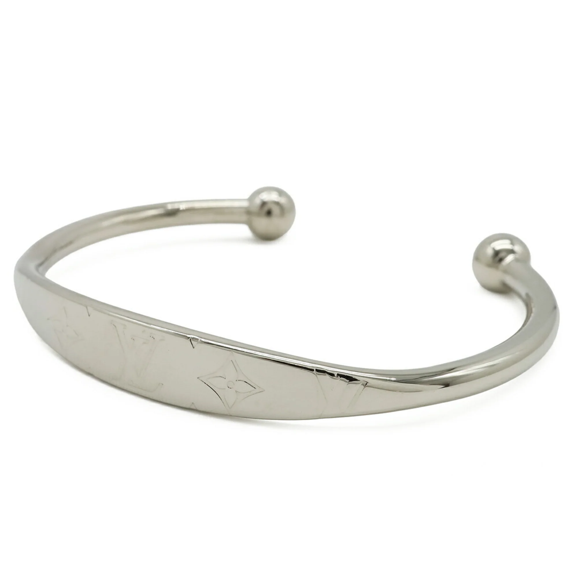 Jonc Monogram Bracelet Metal Silver - Image 2