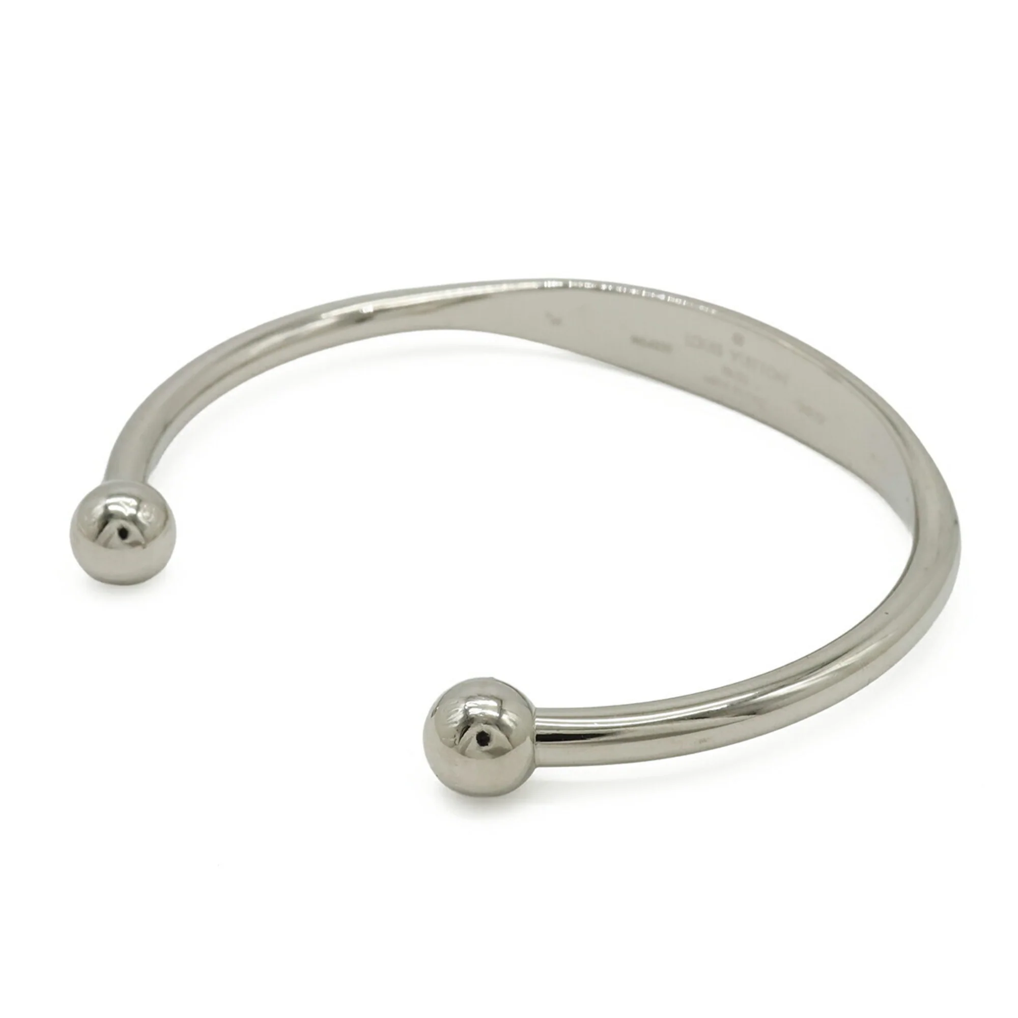 Jonc Monogram Bracelet Metal Silver - Image 3