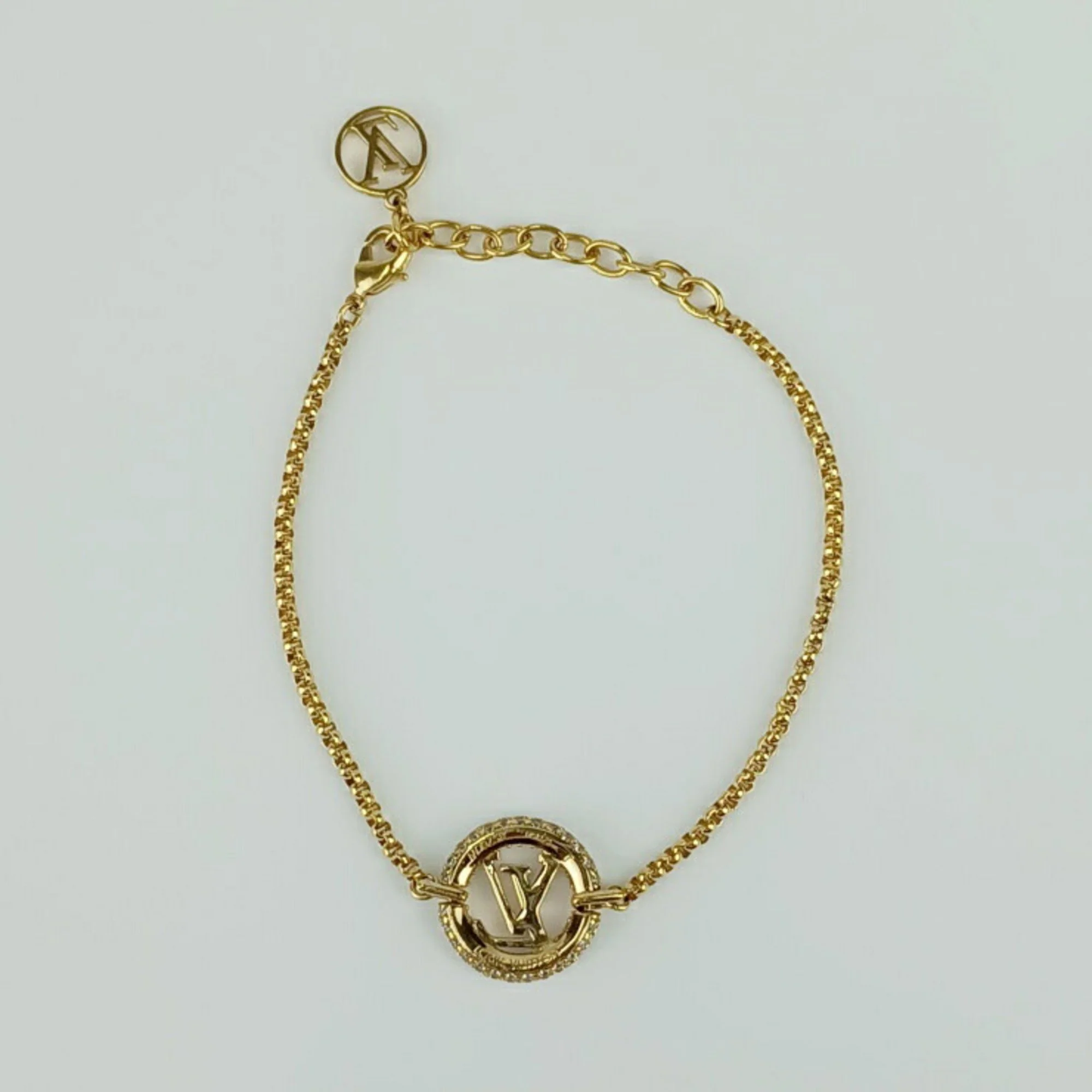 Louise By Night Bracelet Gold and Rhinestone - Image 3