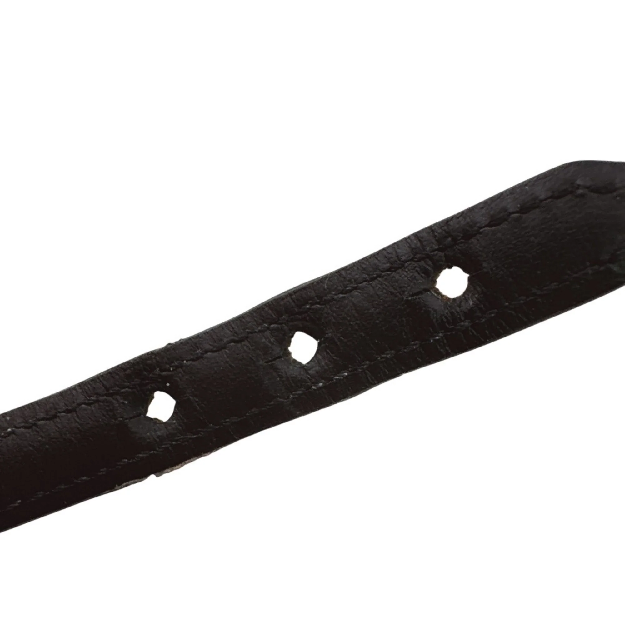 Monogram Bangle Bracelet Leather Brown Gold - Image 6