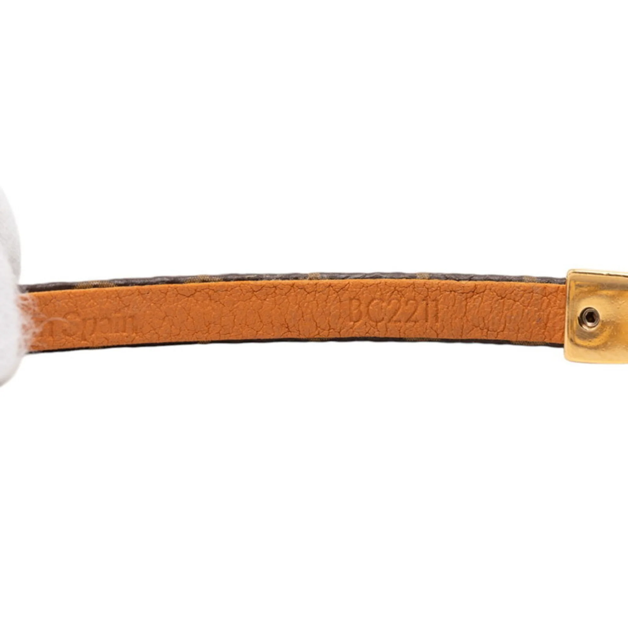 Monogram Bracelet Brown and Gold Gold Plated - Image 4