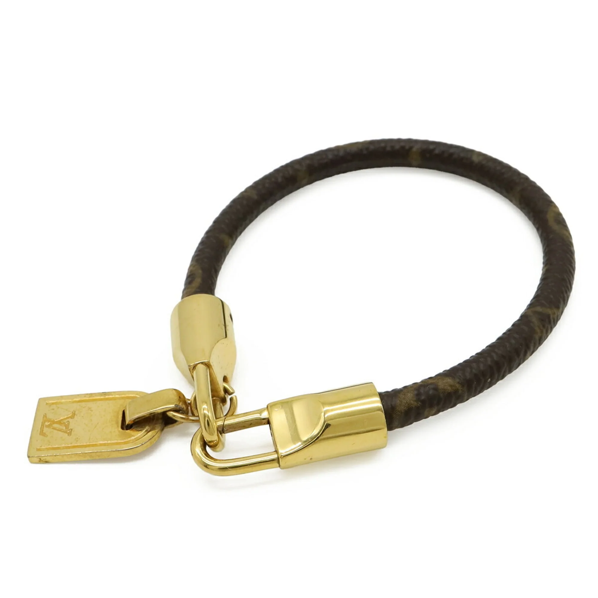 Monogram Bracelet Canvas and Gold and Monogram - Image 2