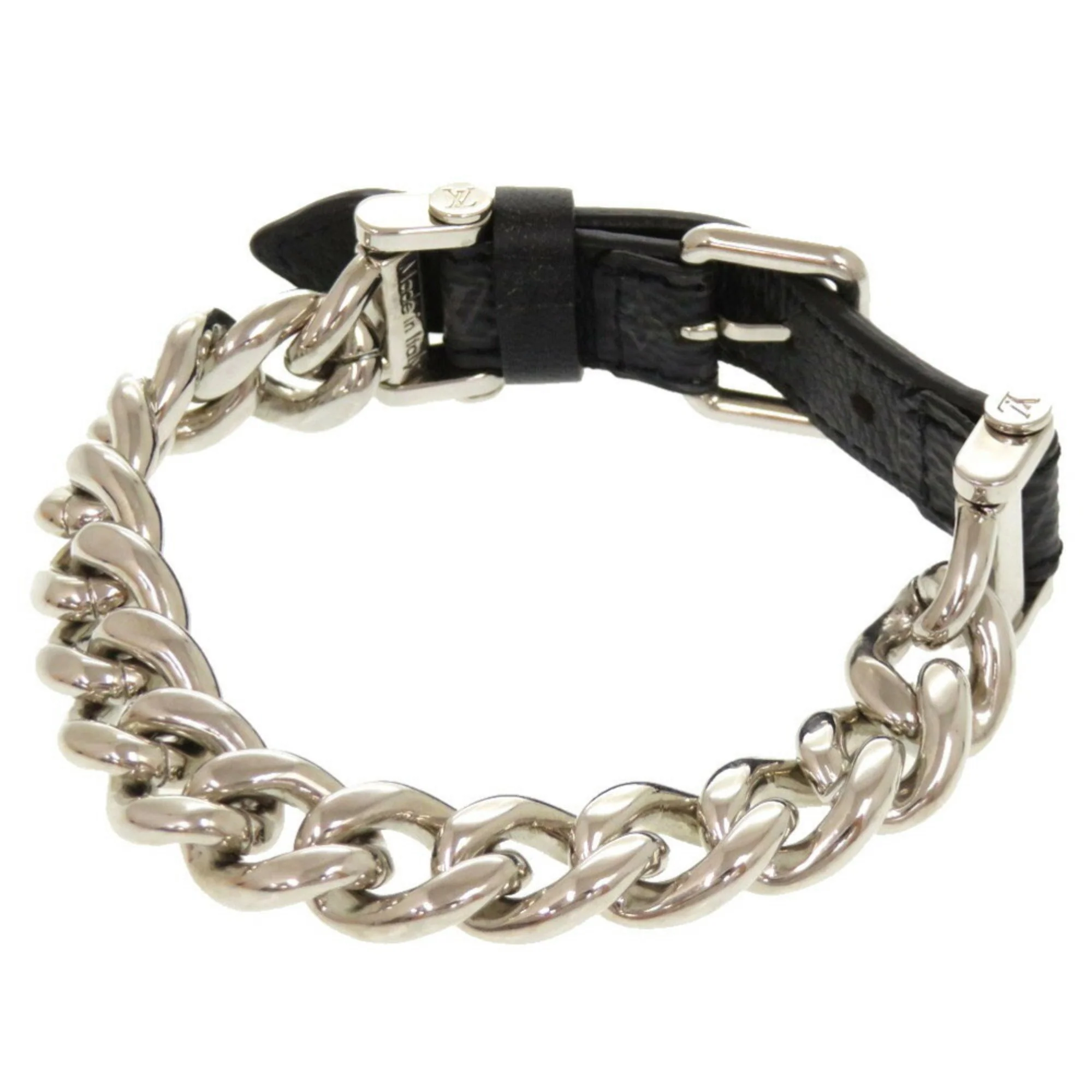 Monogram Eclipse Chain Bracelet Black - Image 4