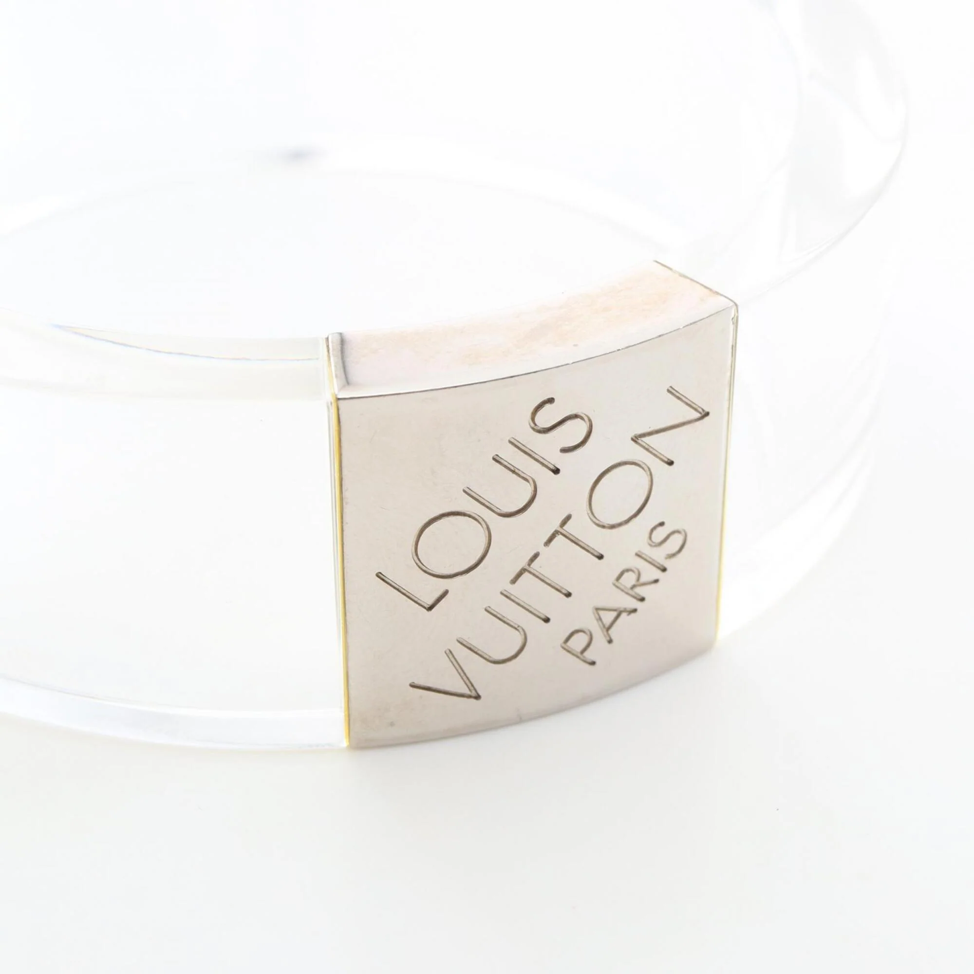 Nightclubber MM Bangle Plastic and Stainless Steel Bracelet - Image 3