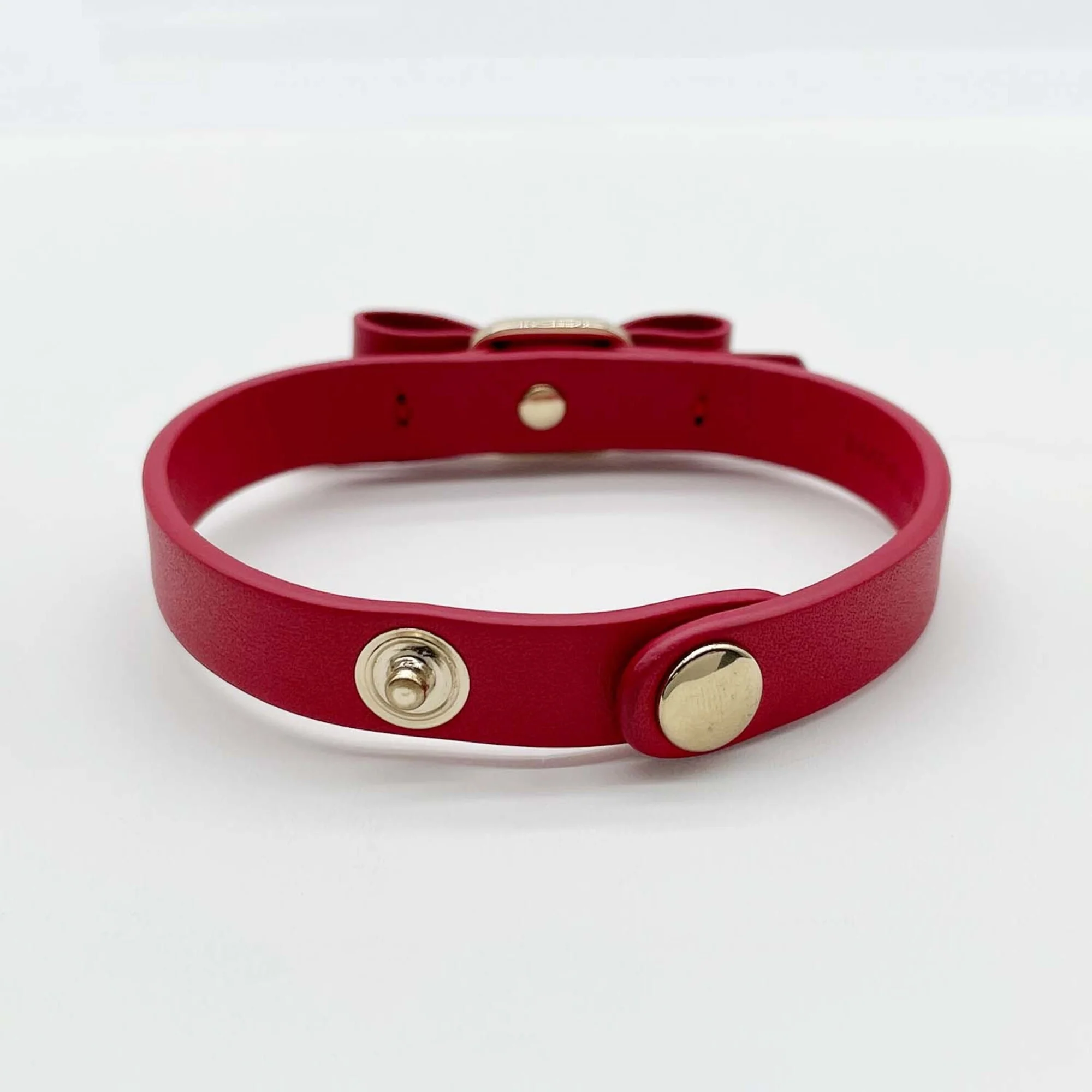 Bracelet Leather Red - Image 2