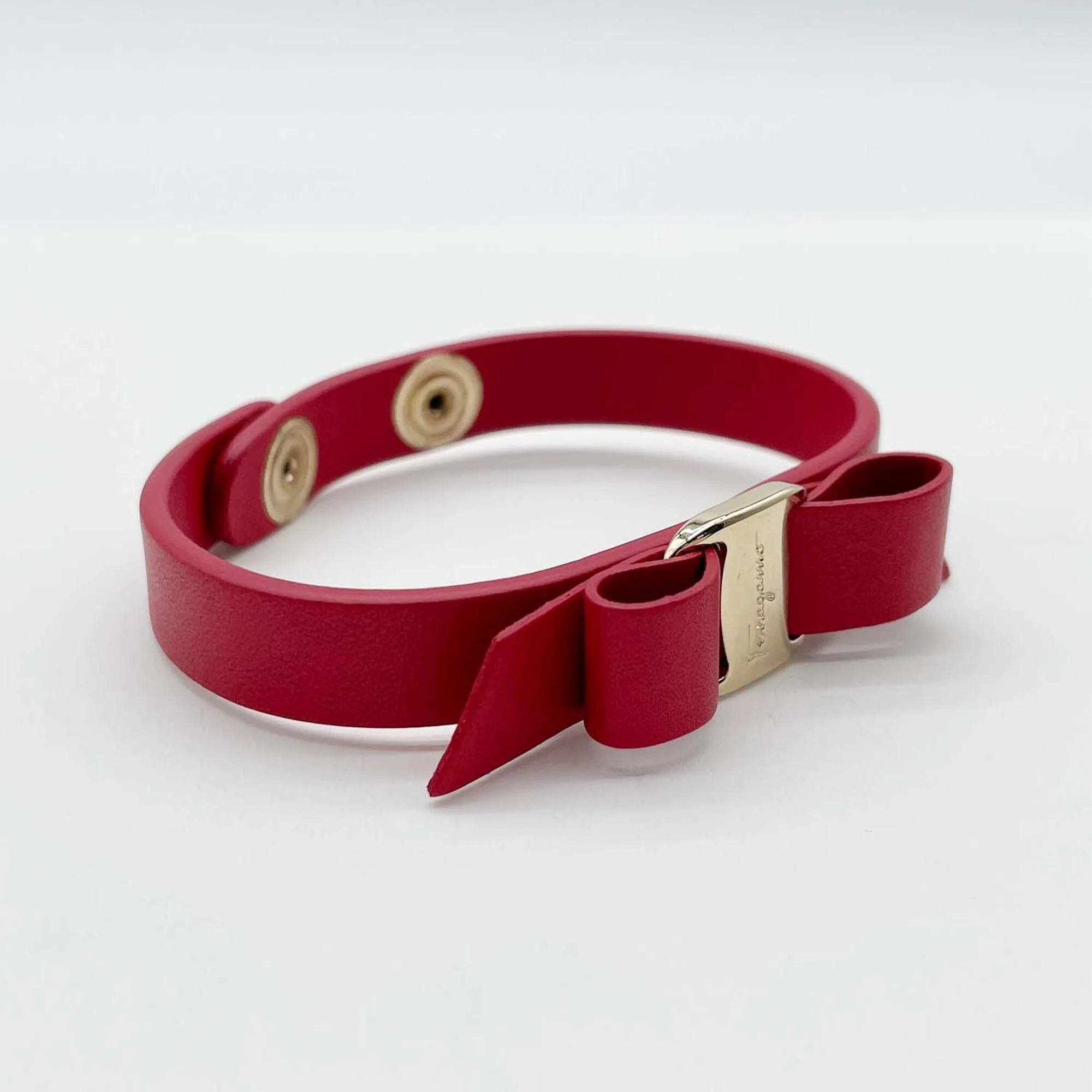 Bracelet Leather Red - Image 4