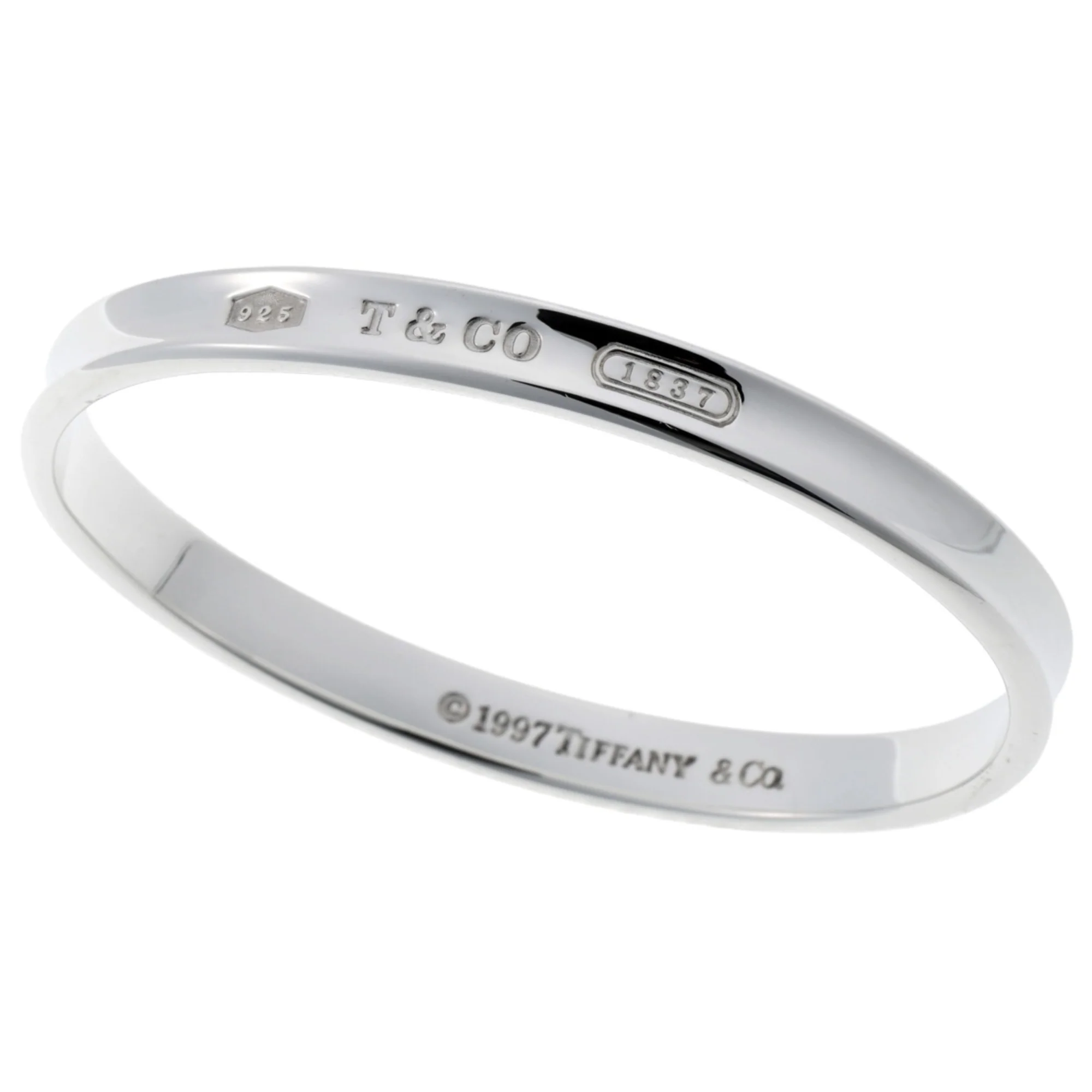 1837 Narrow Bangle Sterling Silver Bracelet