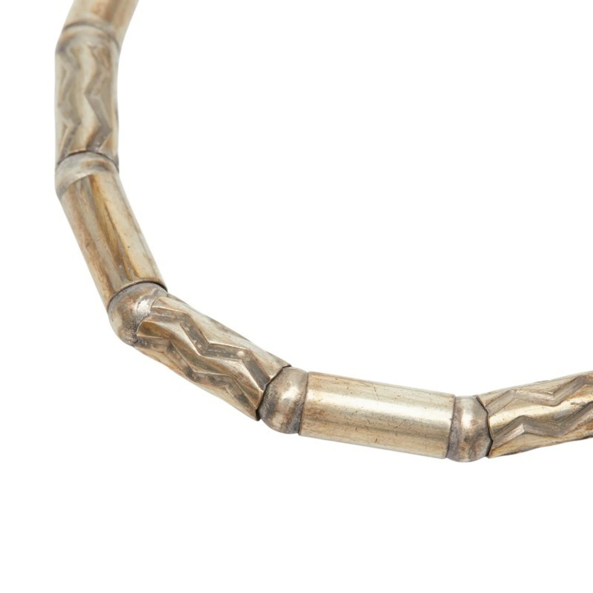 Aztec Zigzag Bracelet Sterling Silver with Hematite - Image 3