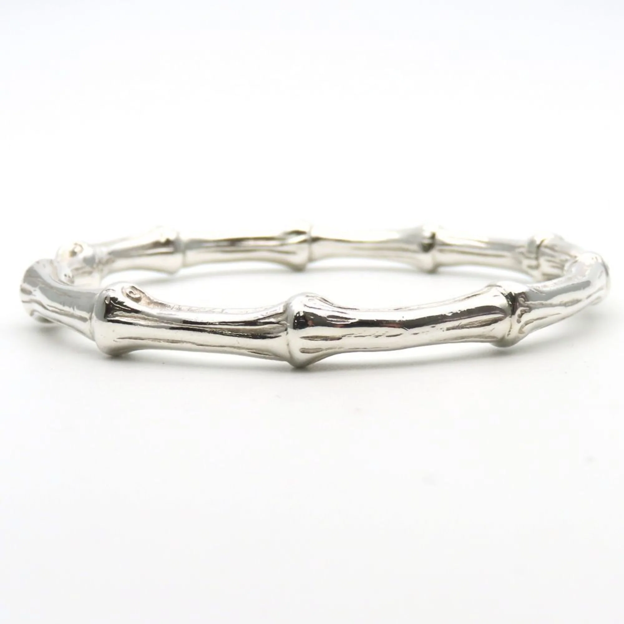 Bamboo Bracelet Sterling Silver - Image 4