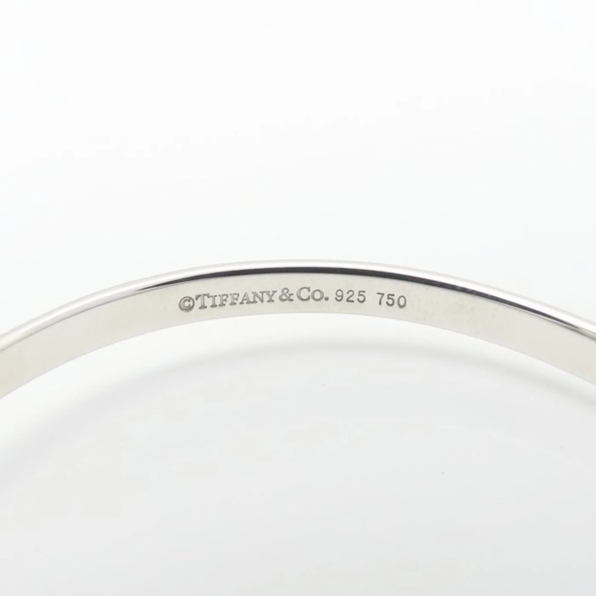 Bangle Sterling Silver and 18K Yellow Gold Bracelet - Image 3