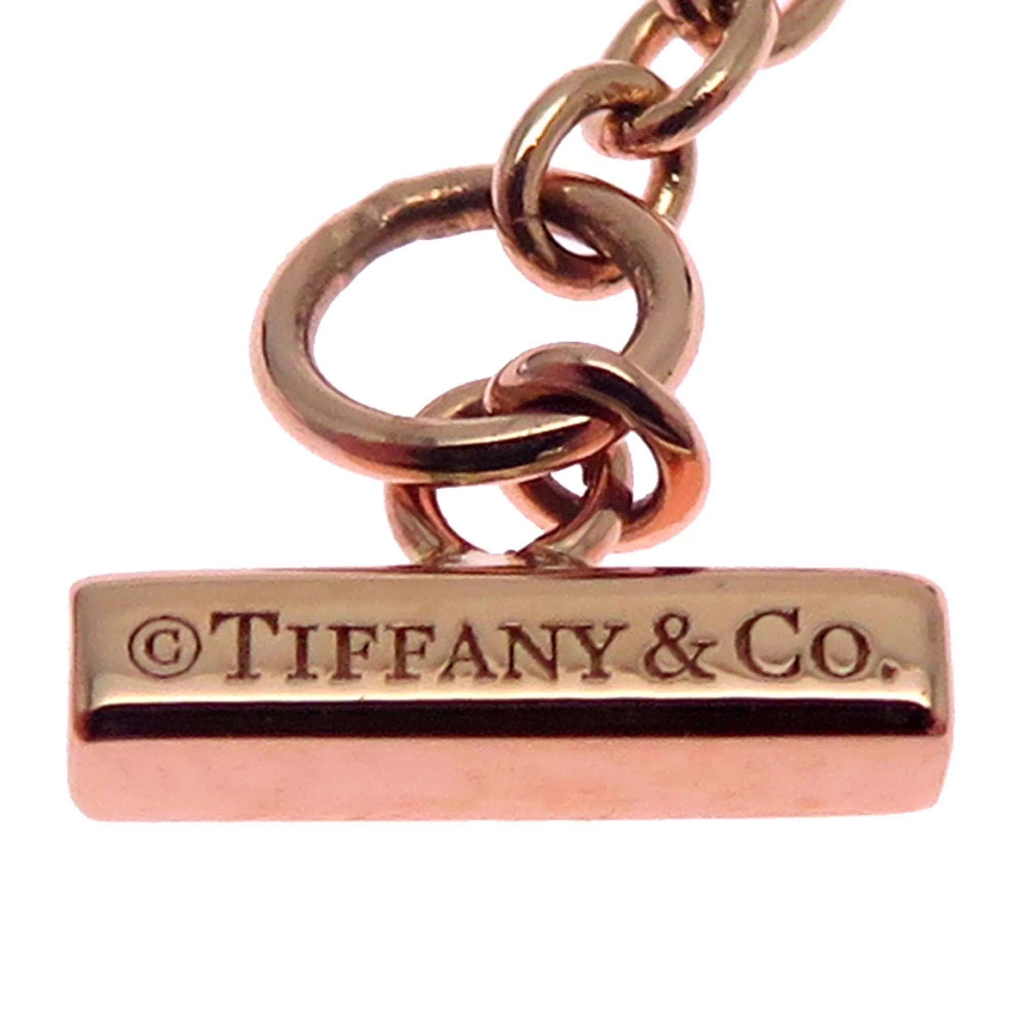 Bracelet 18K Rose Gold with Diamond and Mother of Pearl - Image 6