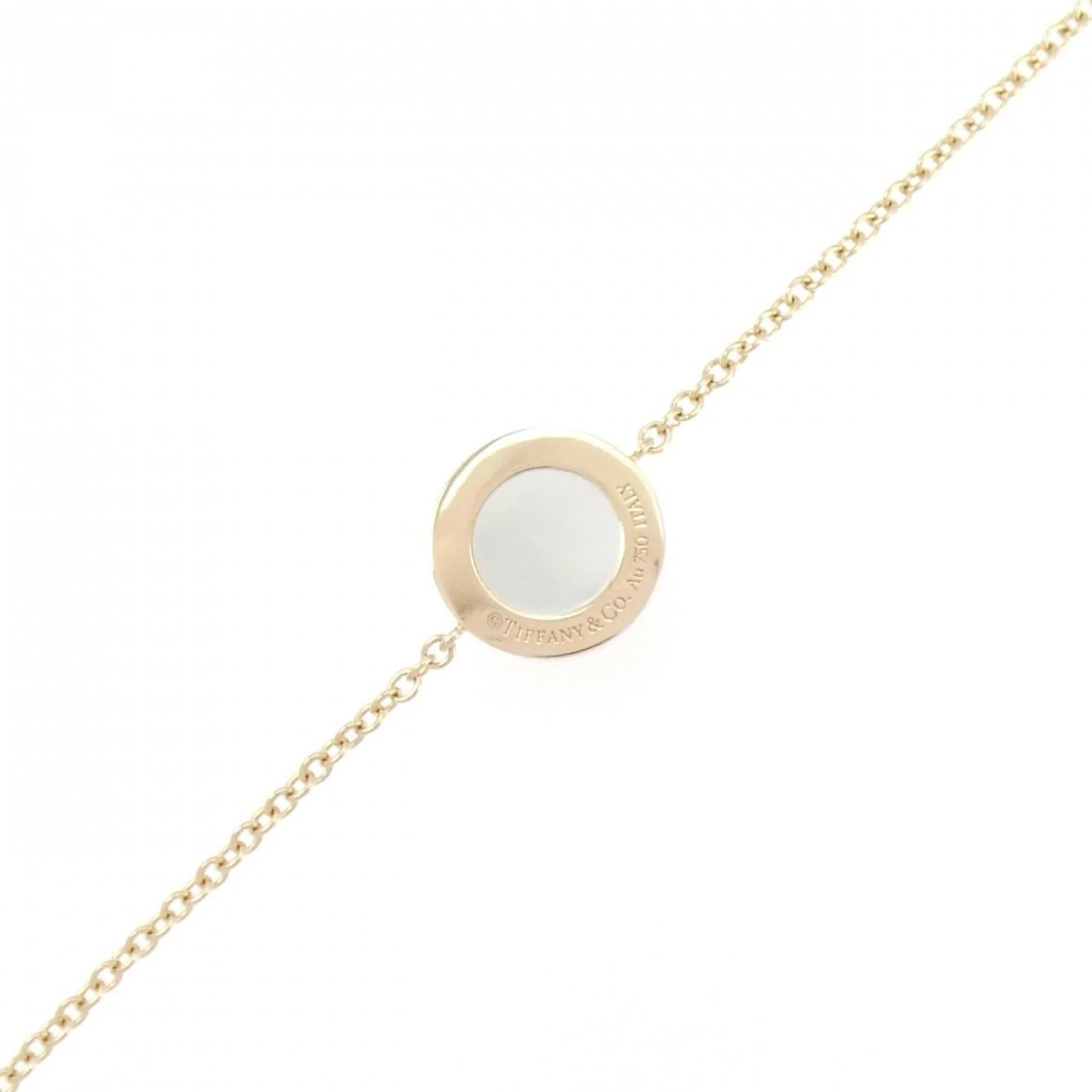 Bracelet 18K Rose Gold With Diamond and Mother of Pearl - Image 2