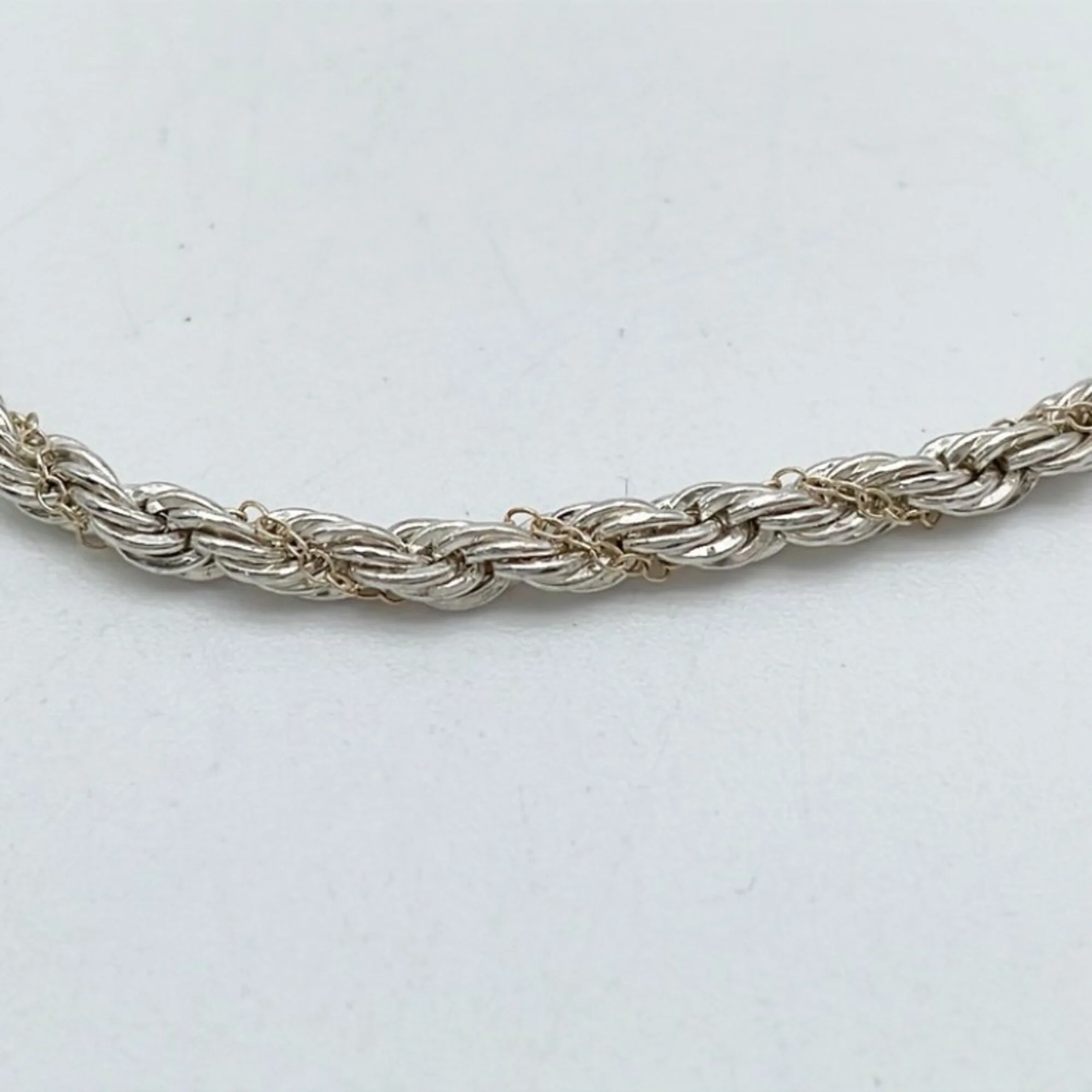 Bracelet Sterling Silver Twist Chain - Image 2