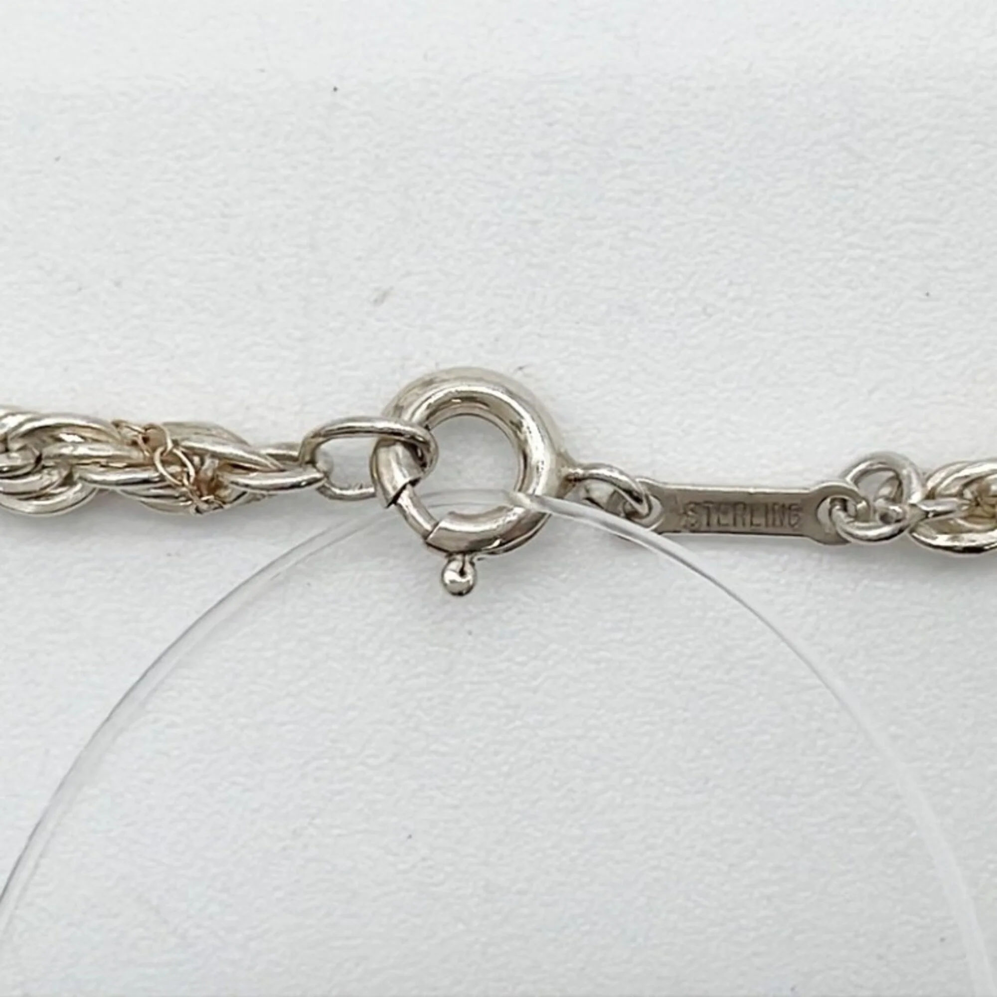 Bracelet Sterling Silver Twist Chain - Image 3