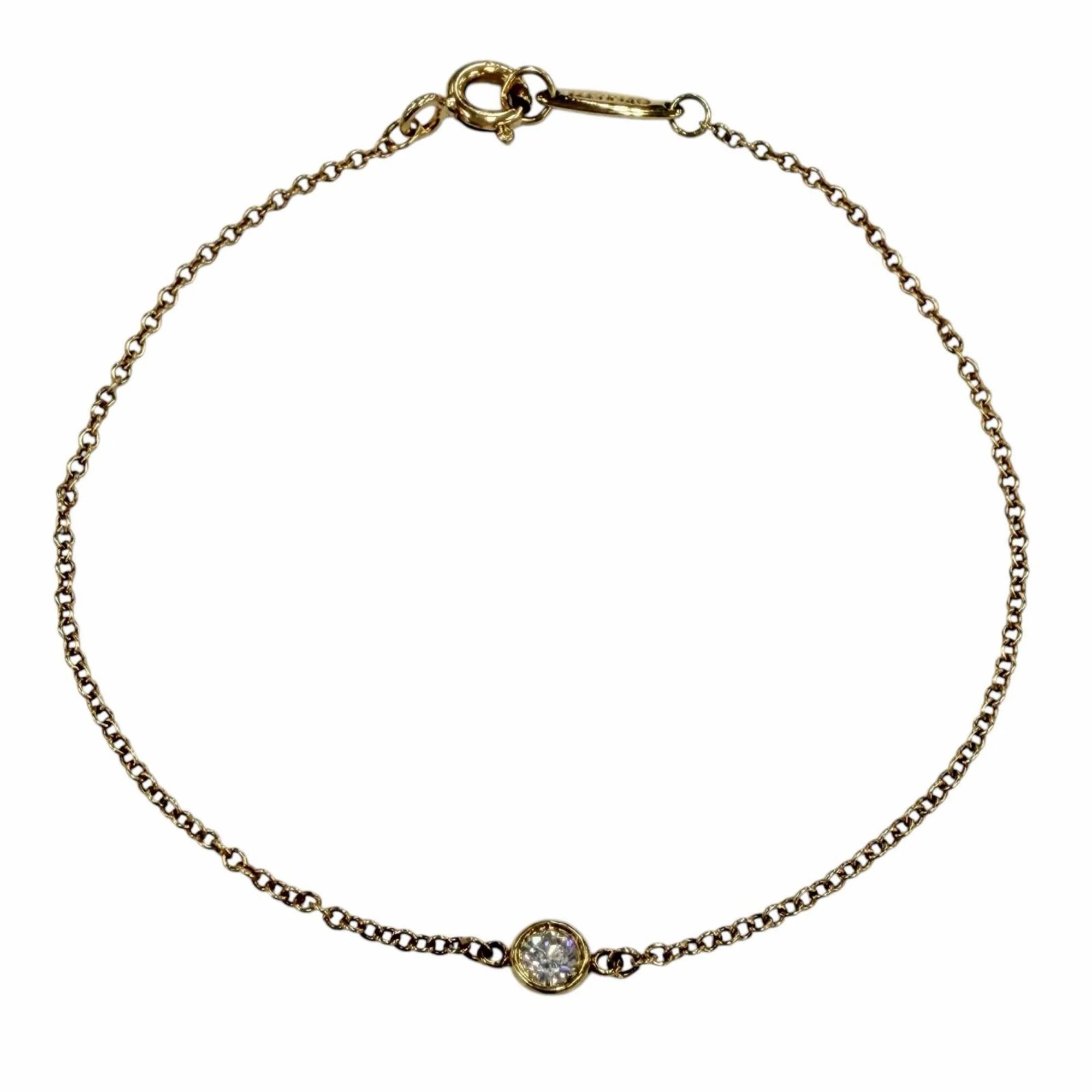 By the Yard Elsa Peretti Watch 18K Yellow Gold with Diamond 3.82mm