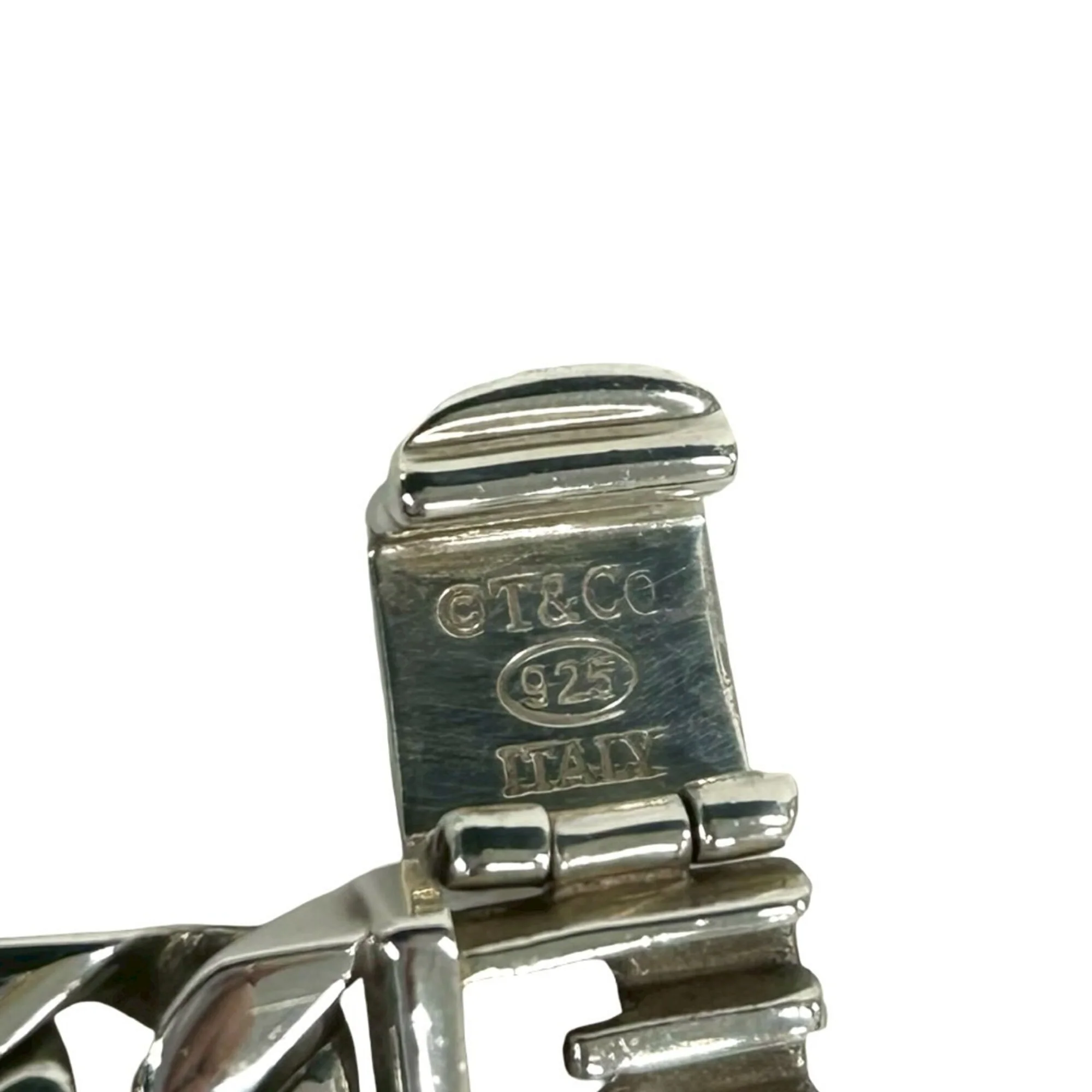 Curved Link Bracelet Sterling Silver - Image 3