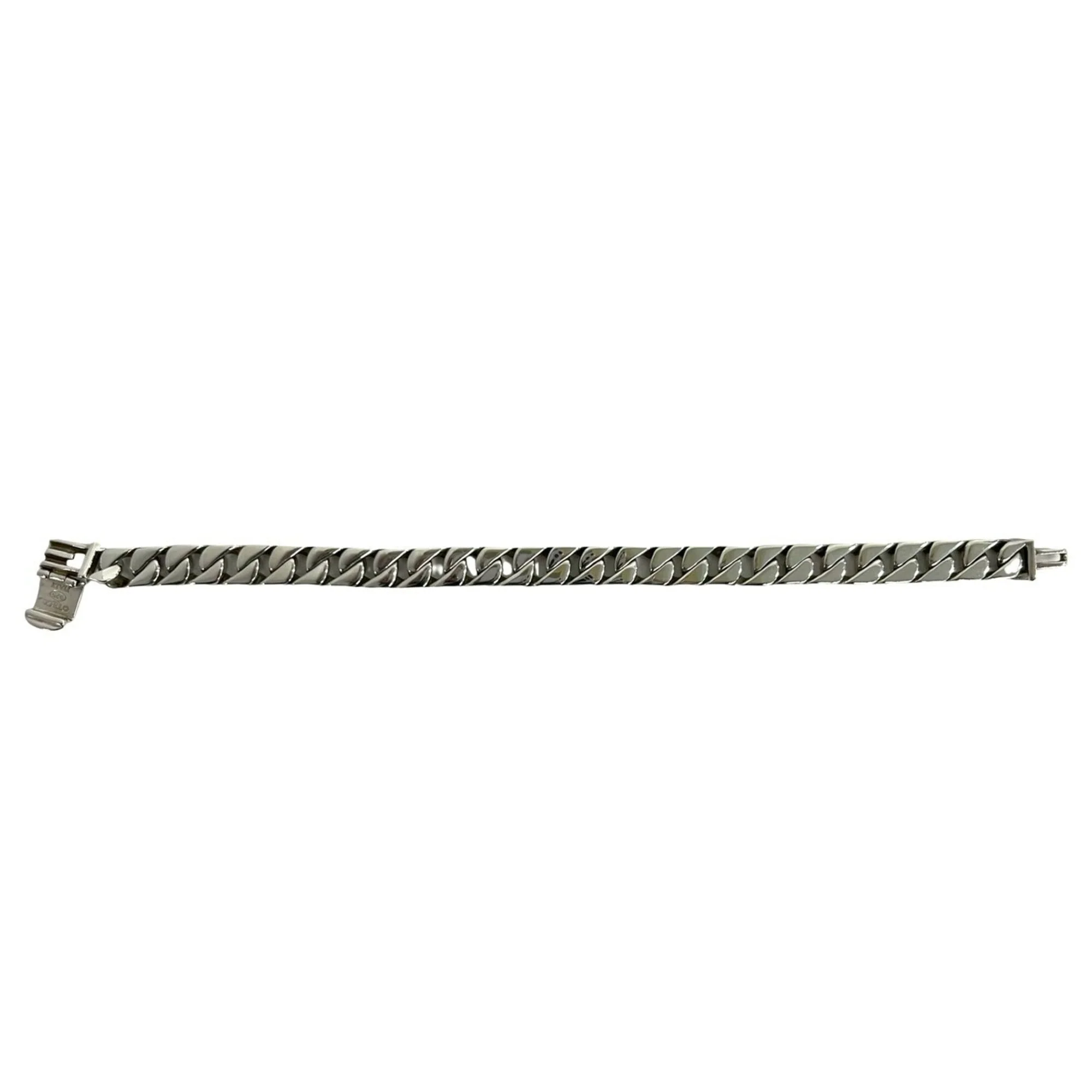 Curved Link Bracelet Sterling Silver - Image 5