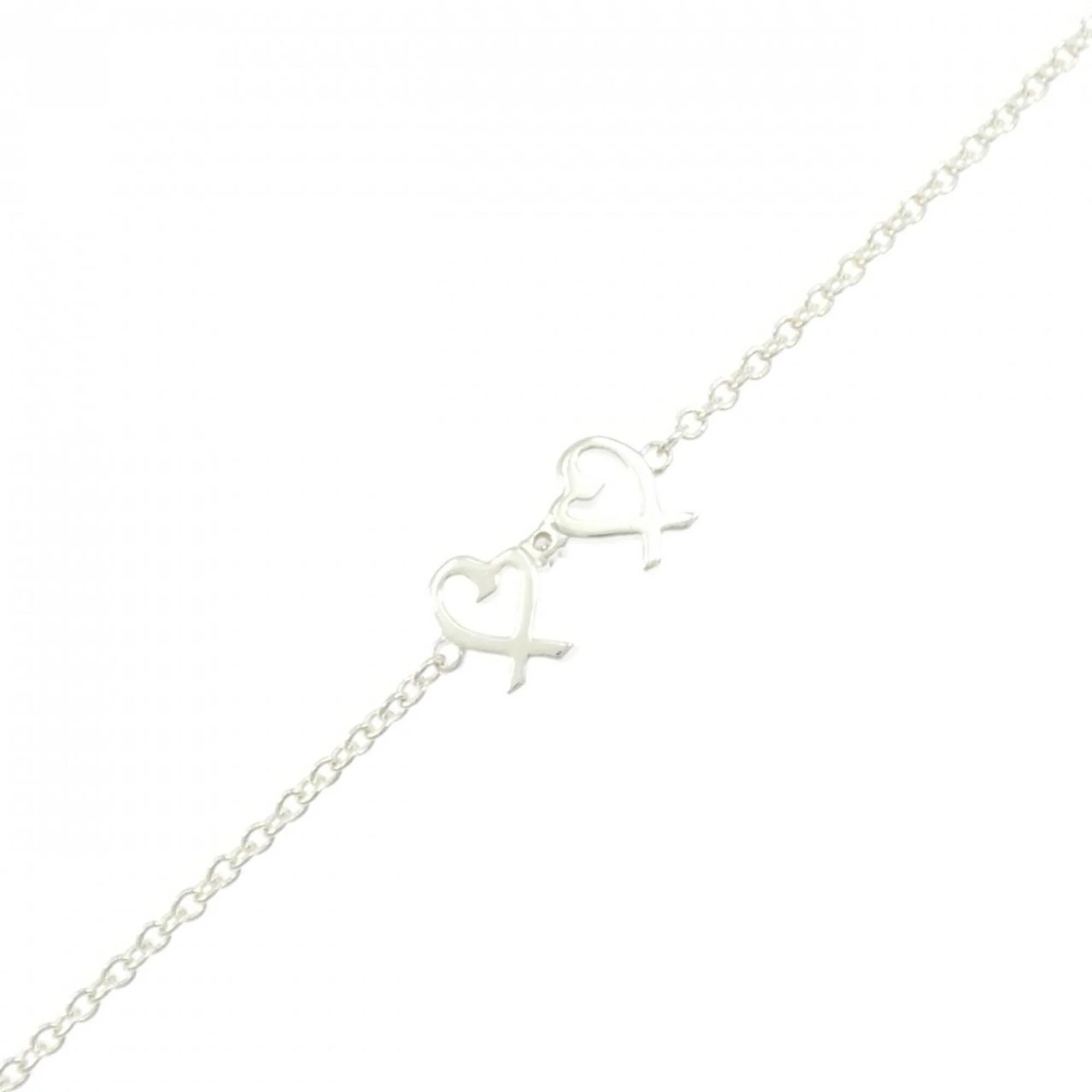 Double Loving Heart Bracelet Sterling Silver - Image 2