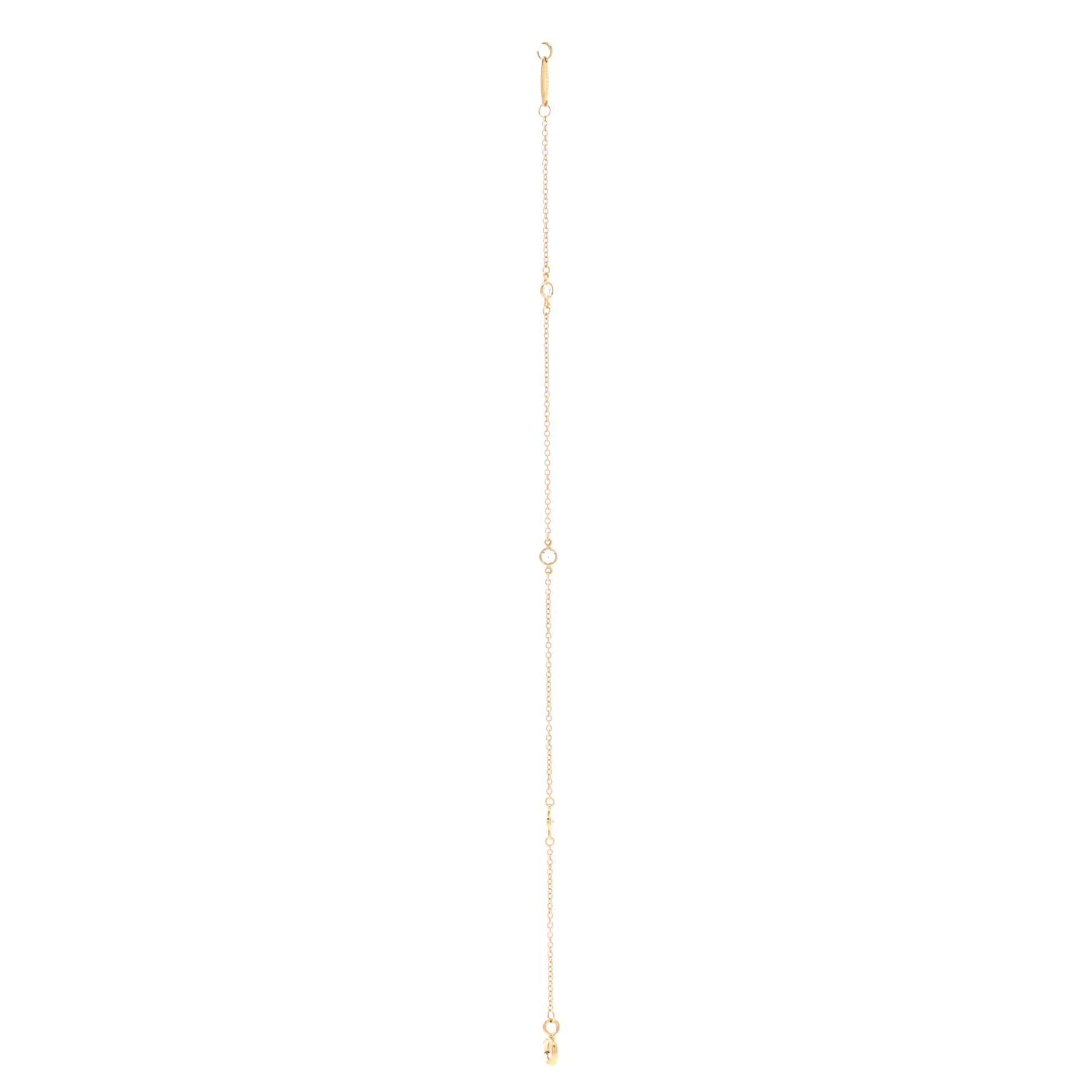 Elsa Peretti Diamonds by the Yard 3 Stone Bracelet 18K Yellow Gold with Diamonds - Image 3