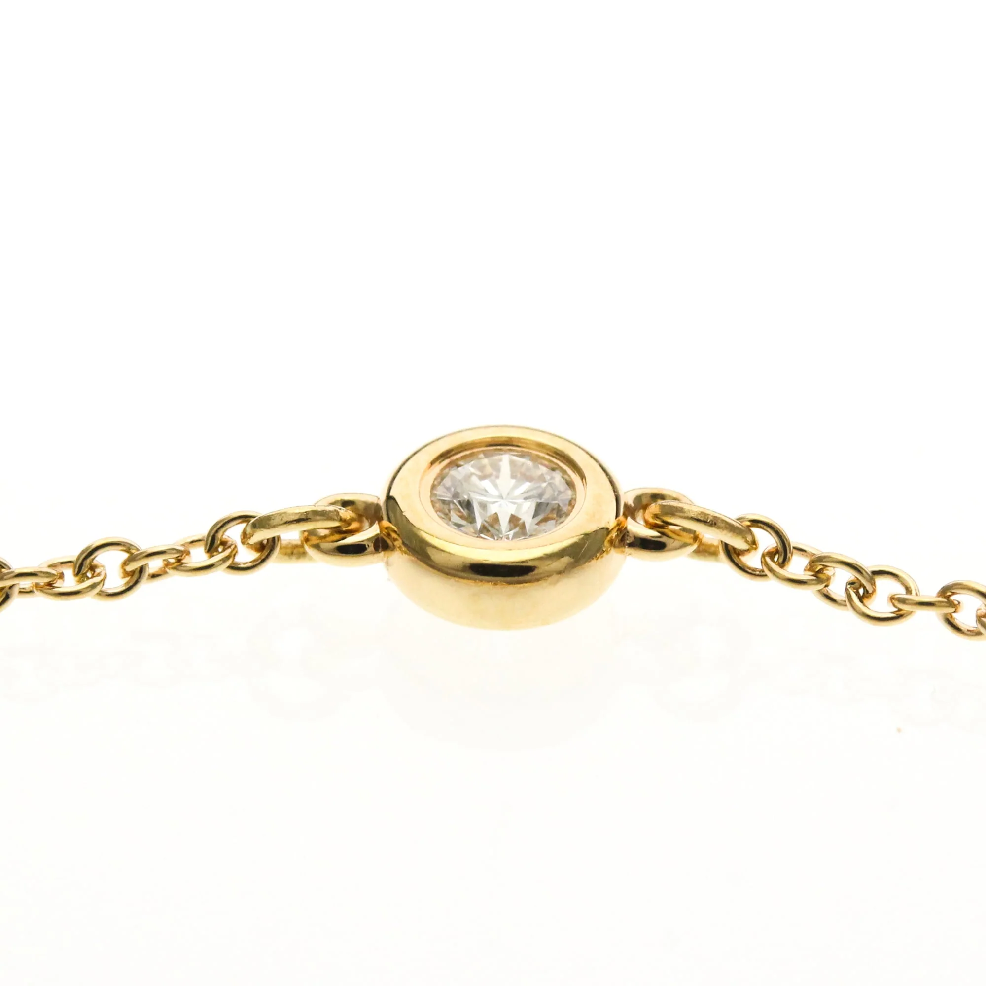 Elsa Peretti Diamonds By The Yard Pendant Necklace 18K Rose Gold and Diamond - Image 6