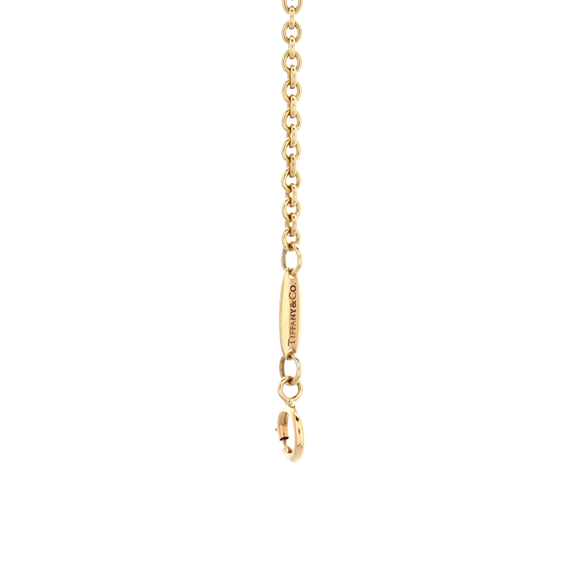 Elsa Peretti Open Heart Charm Bracelet 18K Yellow Gold 11mm - Image 3