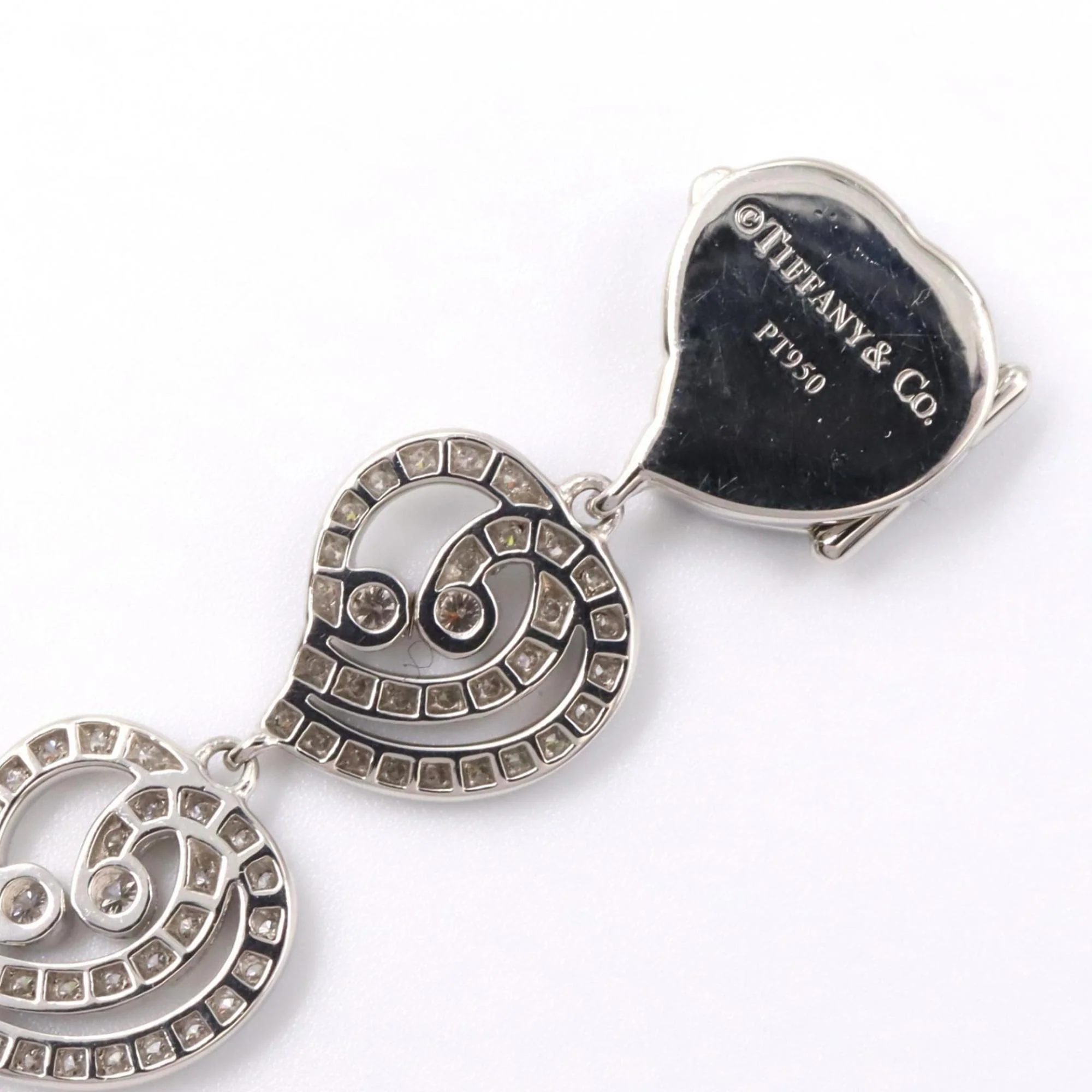 Enchanted Heart Bracelet Platinum with Diamond - Image 4