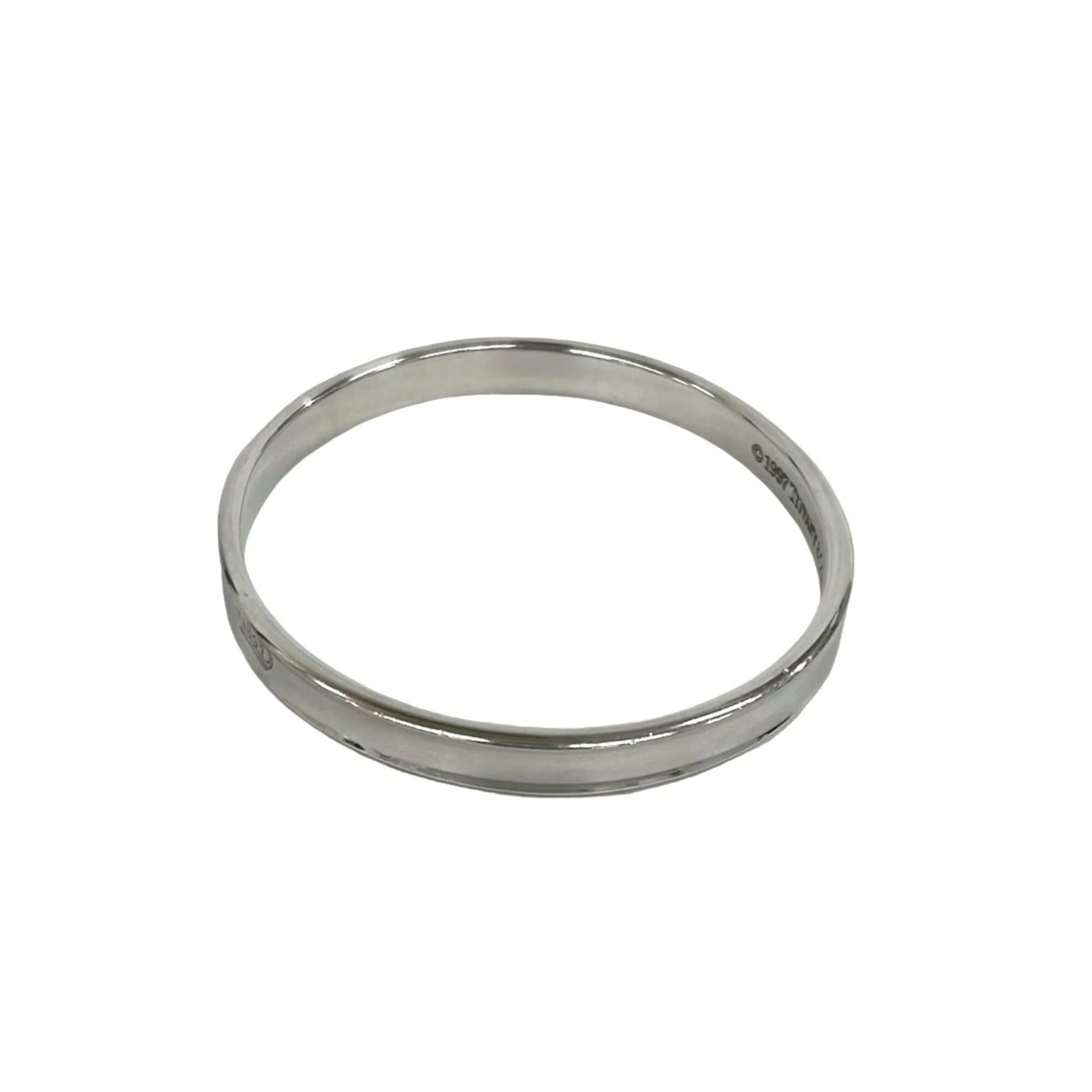 Engraved Narrow Bracelet Sterling Silver - Image 4