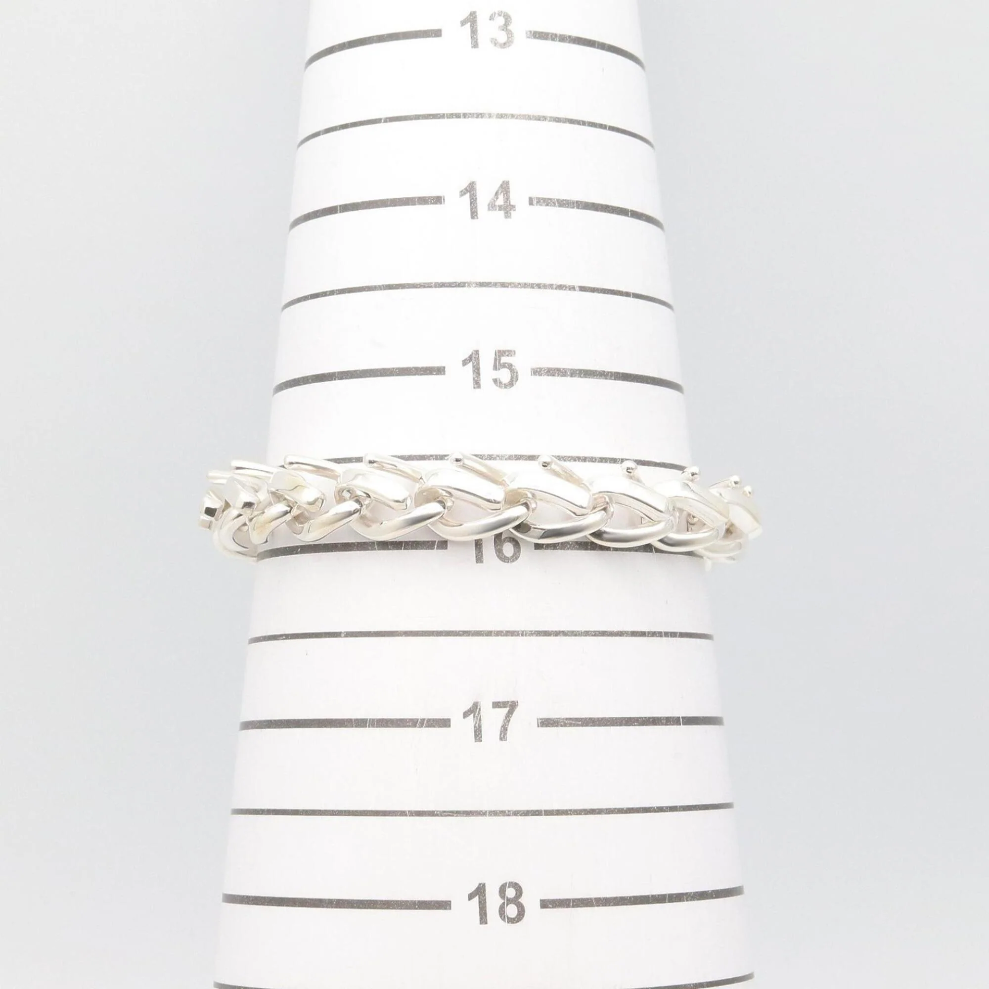 Forgelink Bracelet Sterling Silver Medium - Image 8