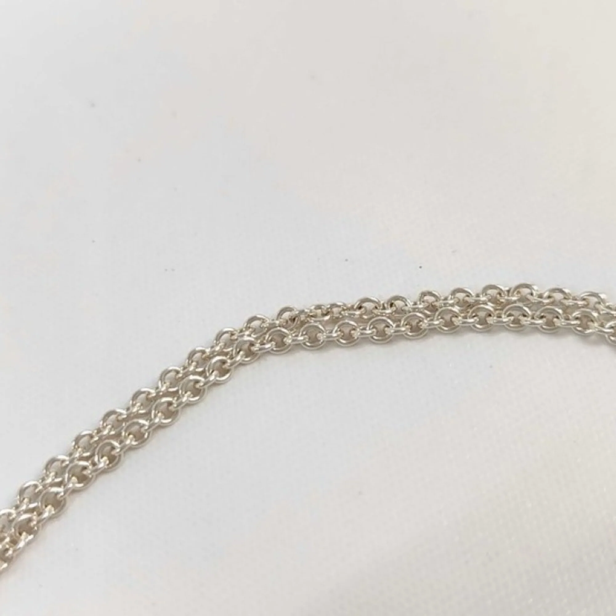Full Heart Charm Bracelet Sterling Silver - Image 6