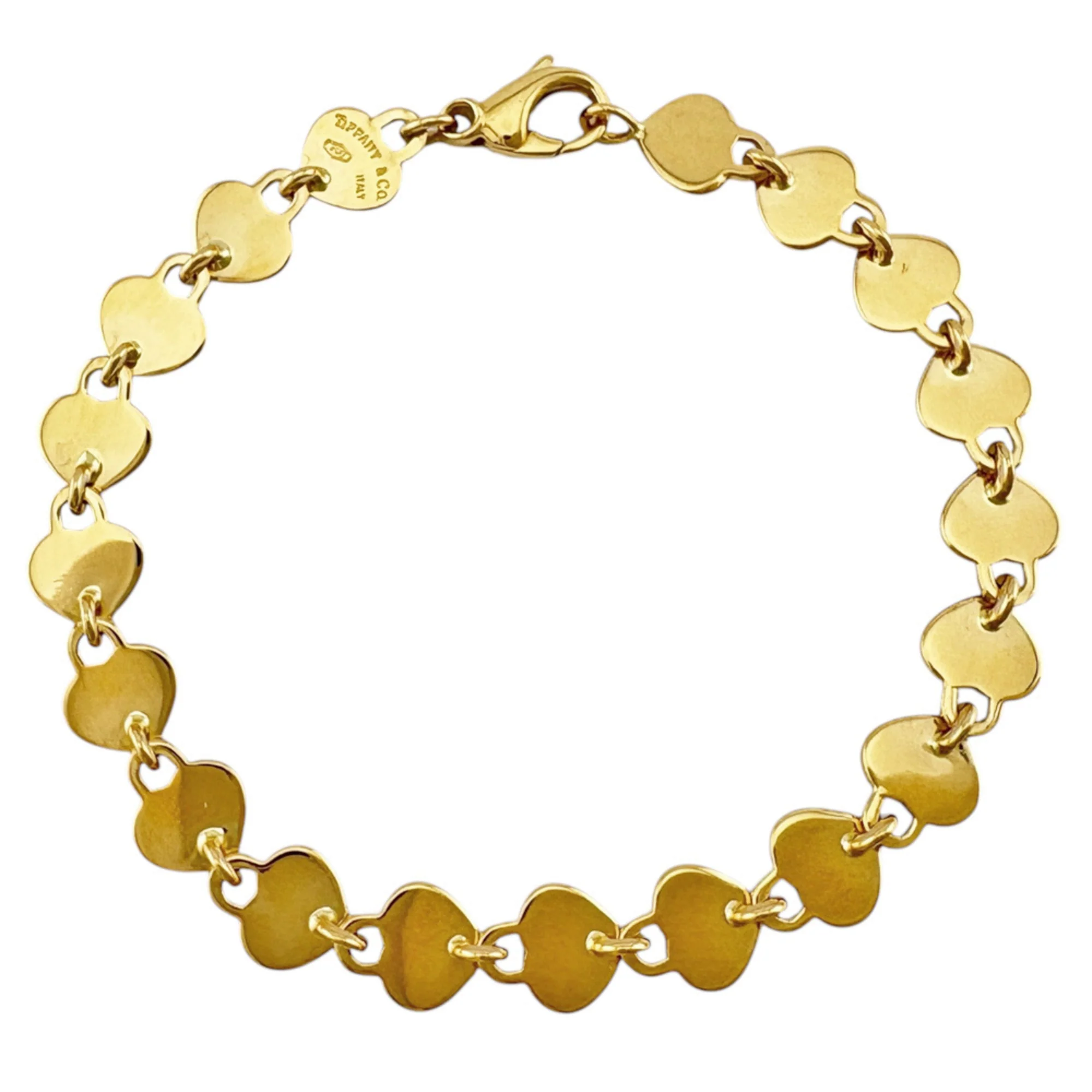 Heart Lock Bracelet 18K Yellow Gold - Image 3