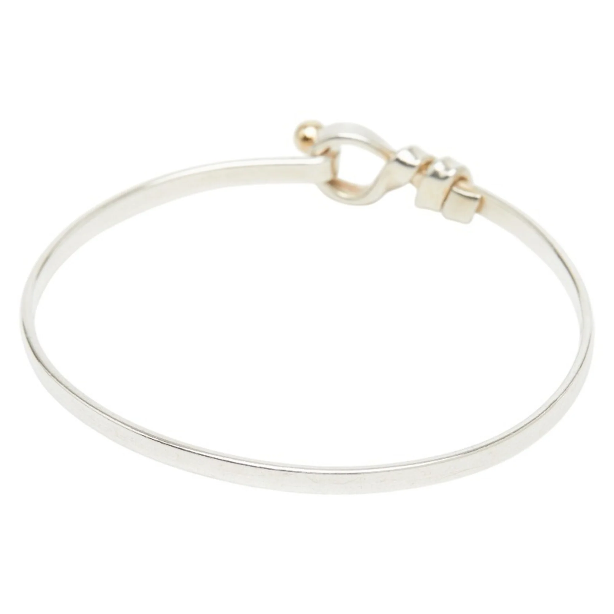 Hook Eye Bracelet Sterling Silver and 18K Yellow Gold - Image 2
