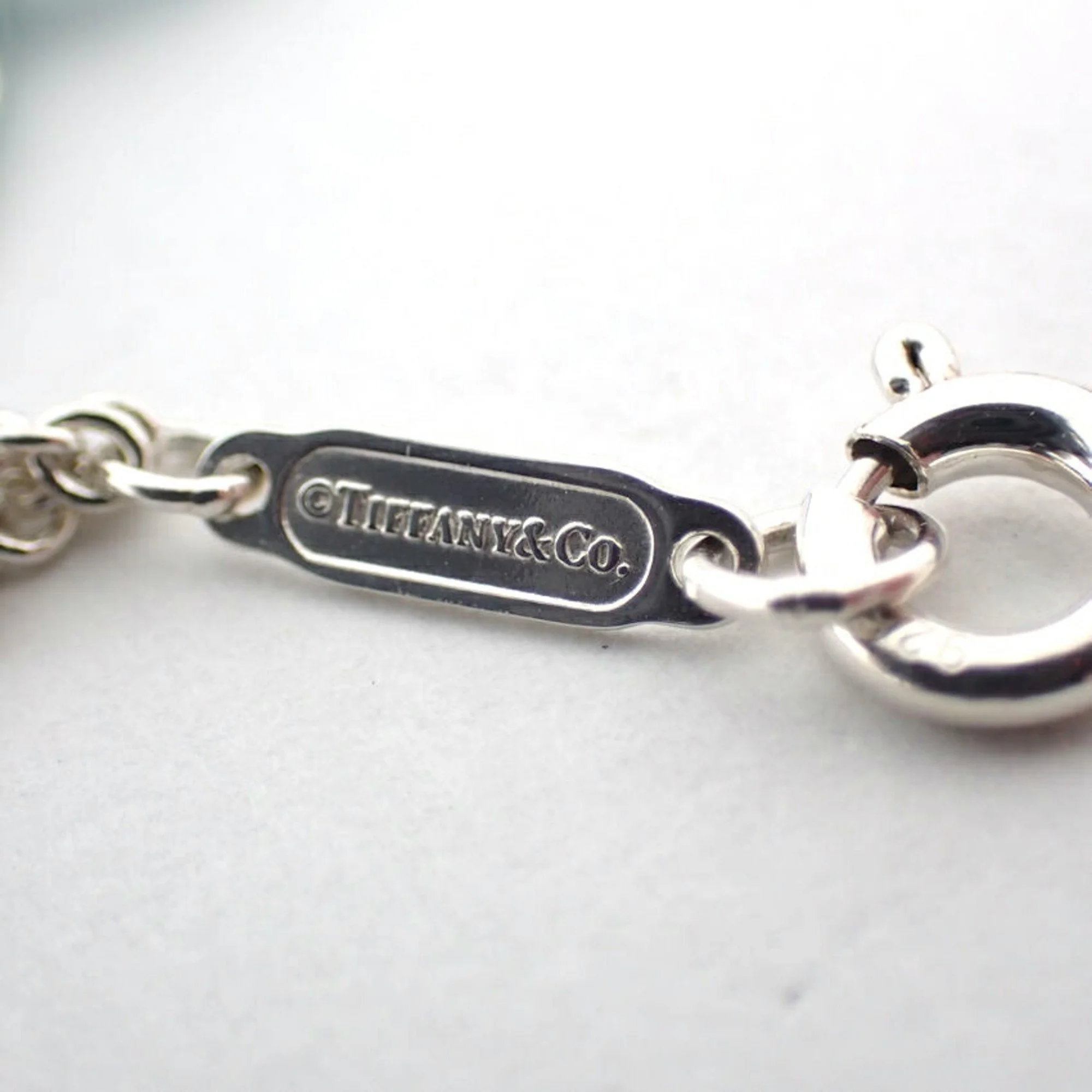 Infinity Blue Double Chain Bracelet Sterling Silver - Image 7